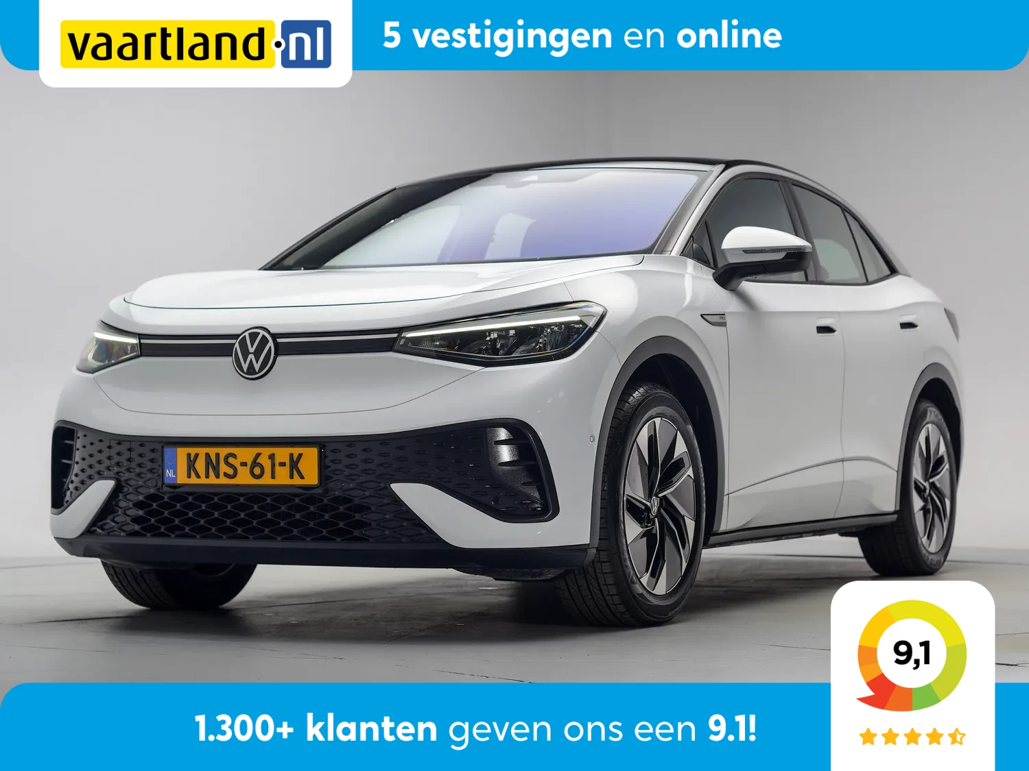 Volkswagen ID.5 Pro Style 77 kWh [ Warmtepomp 360°-camera Stoel-en stuurverwarming ]