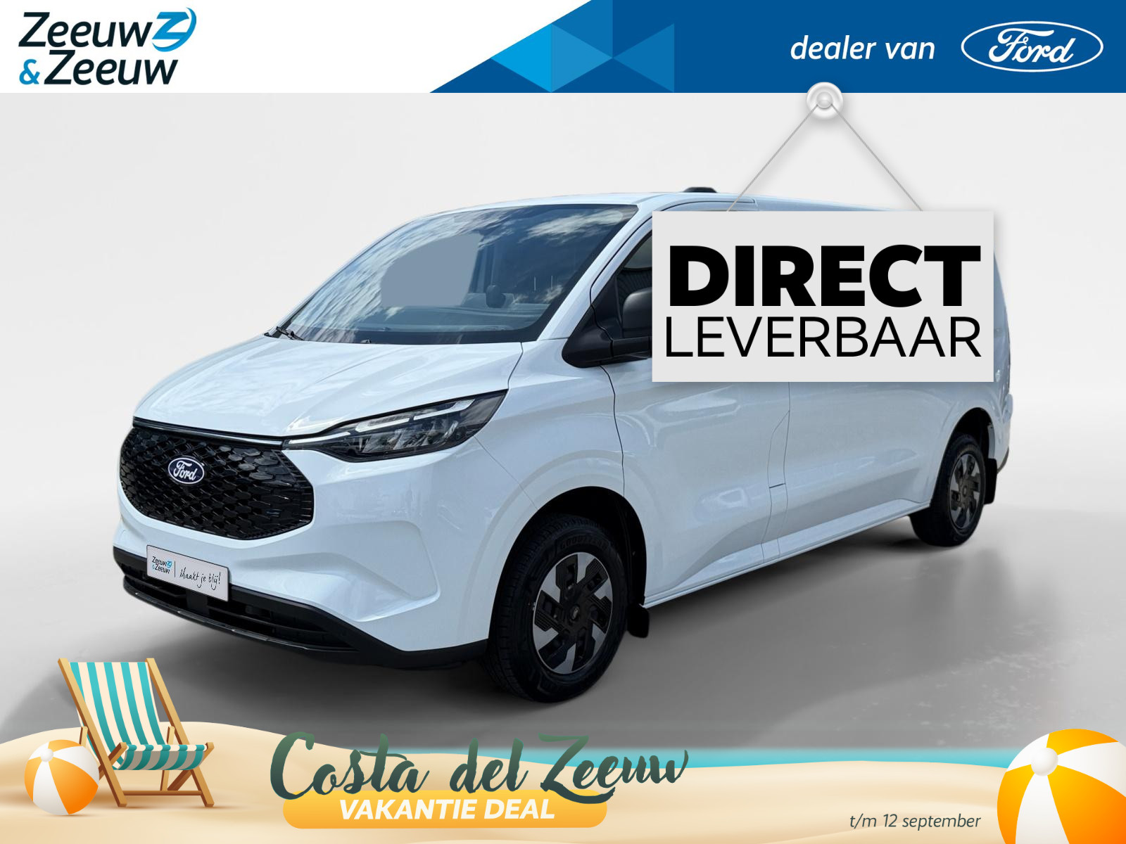 Ford E-Transit Custom 340 L2H1 Trend 71 kWh