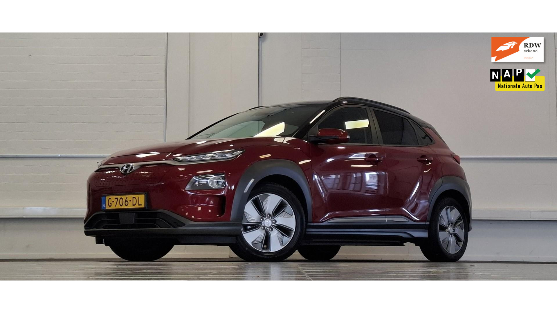 Hyundai Kona EV Premium 64 kWh Trekhaak 2e Eigenaar SOH 95%