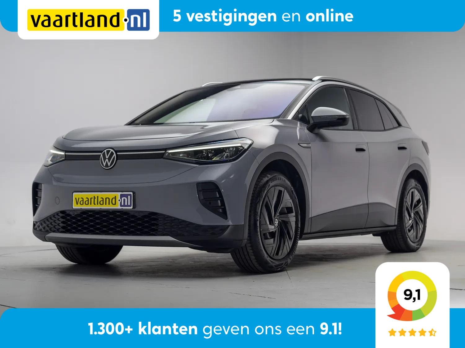Volkswagen ID.4 o 77kWh 3-Fase [ LED Navi Apple/Android Clima PDC ]