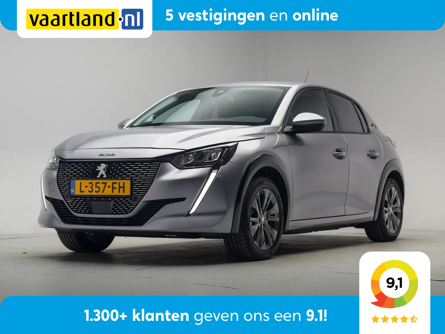 Peugeot e-208 EV Allure 50 kWh 3-fase [ LED Apple/Android Navi Camera ]