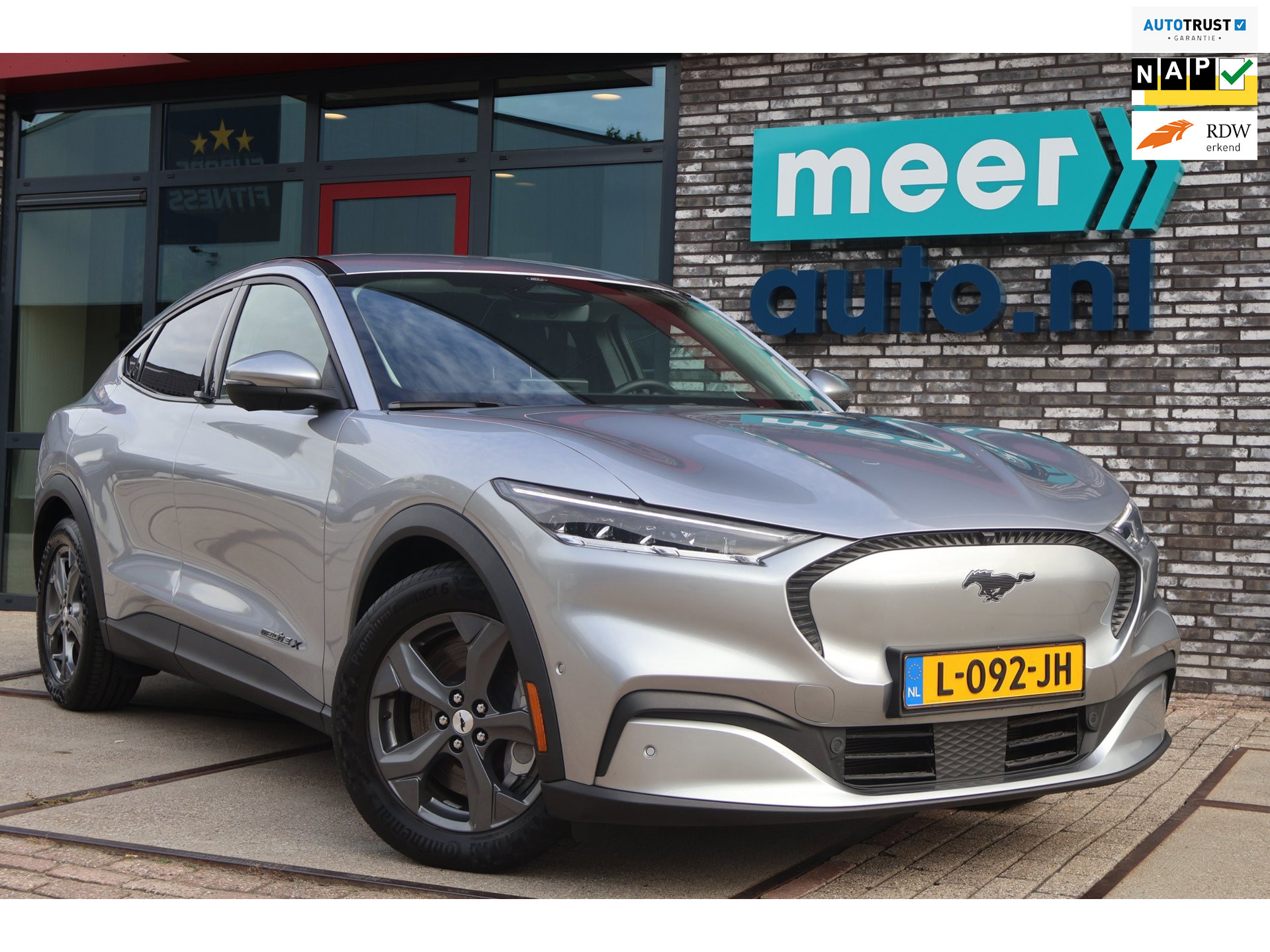 Ford Mustang Mach-E Extended RWD 98 kWh SOH 94.6% l B&O l TREKHAAK l 360 CAMERA l LEDER l ADAPT.CRUISE l ORG.NL l DEALER OND.