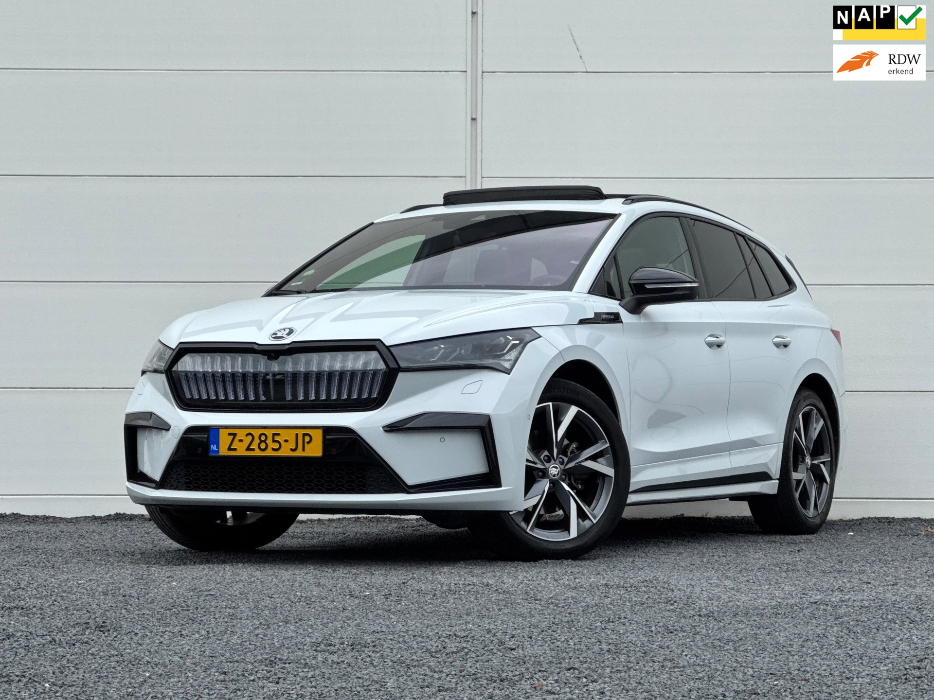 Škoda Enyaq iV 60 Sportline Org NL Pano Hud Canton Warmtepomp SOH 93% Crystal Grille 360 Camera Stoelverwarming voor+achter