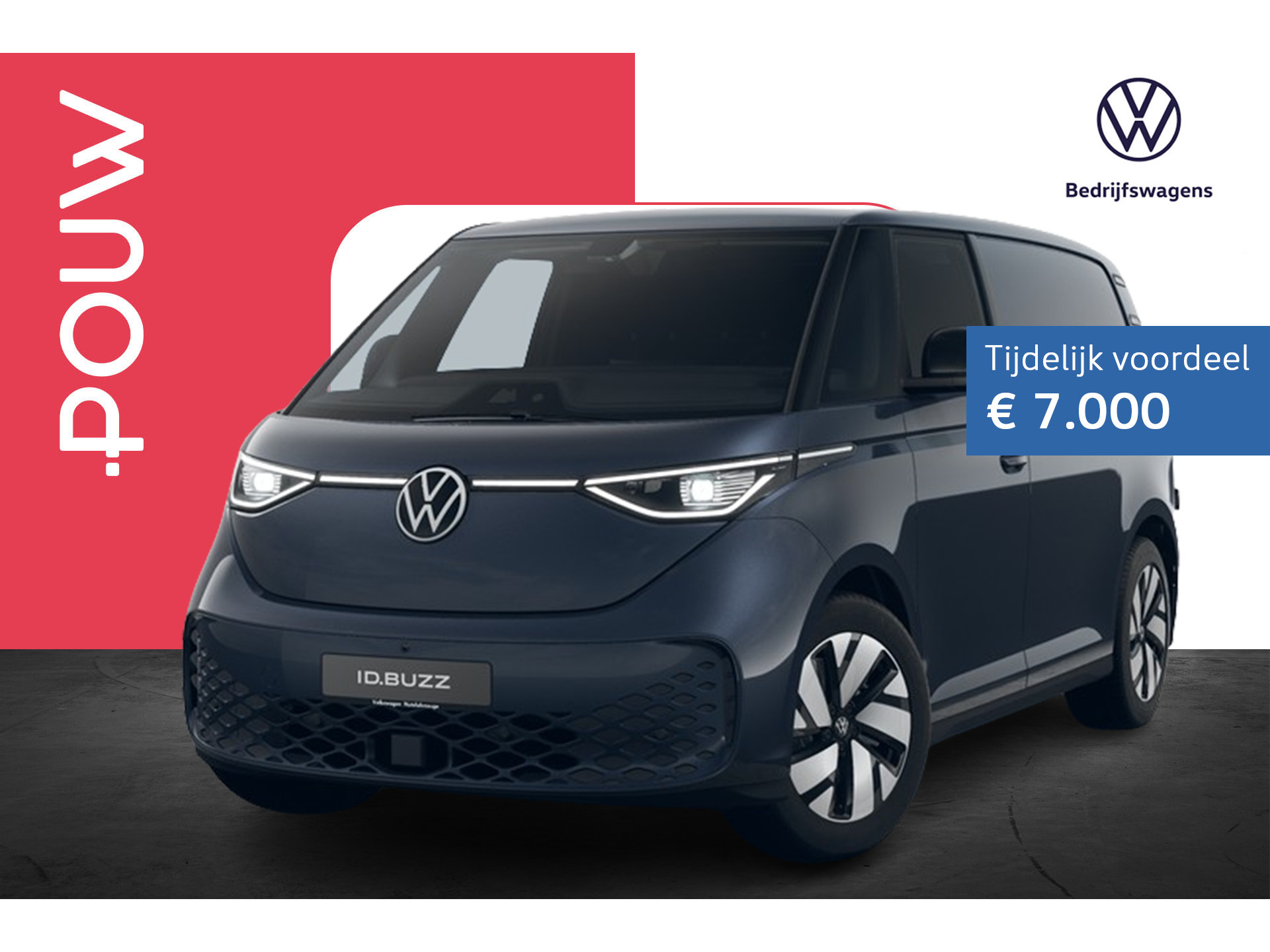 Volkswagen ID. Buzz Cargo 286pk Bulli Limited Edition 79 kWh