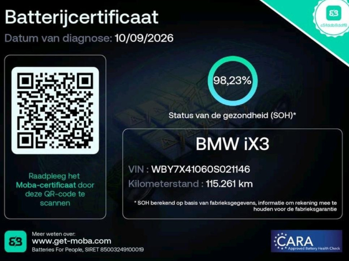 BMW iX3 Executive 80 kWh SHADOW LINE 98% SOH PANO|LEDER|CARPLAY