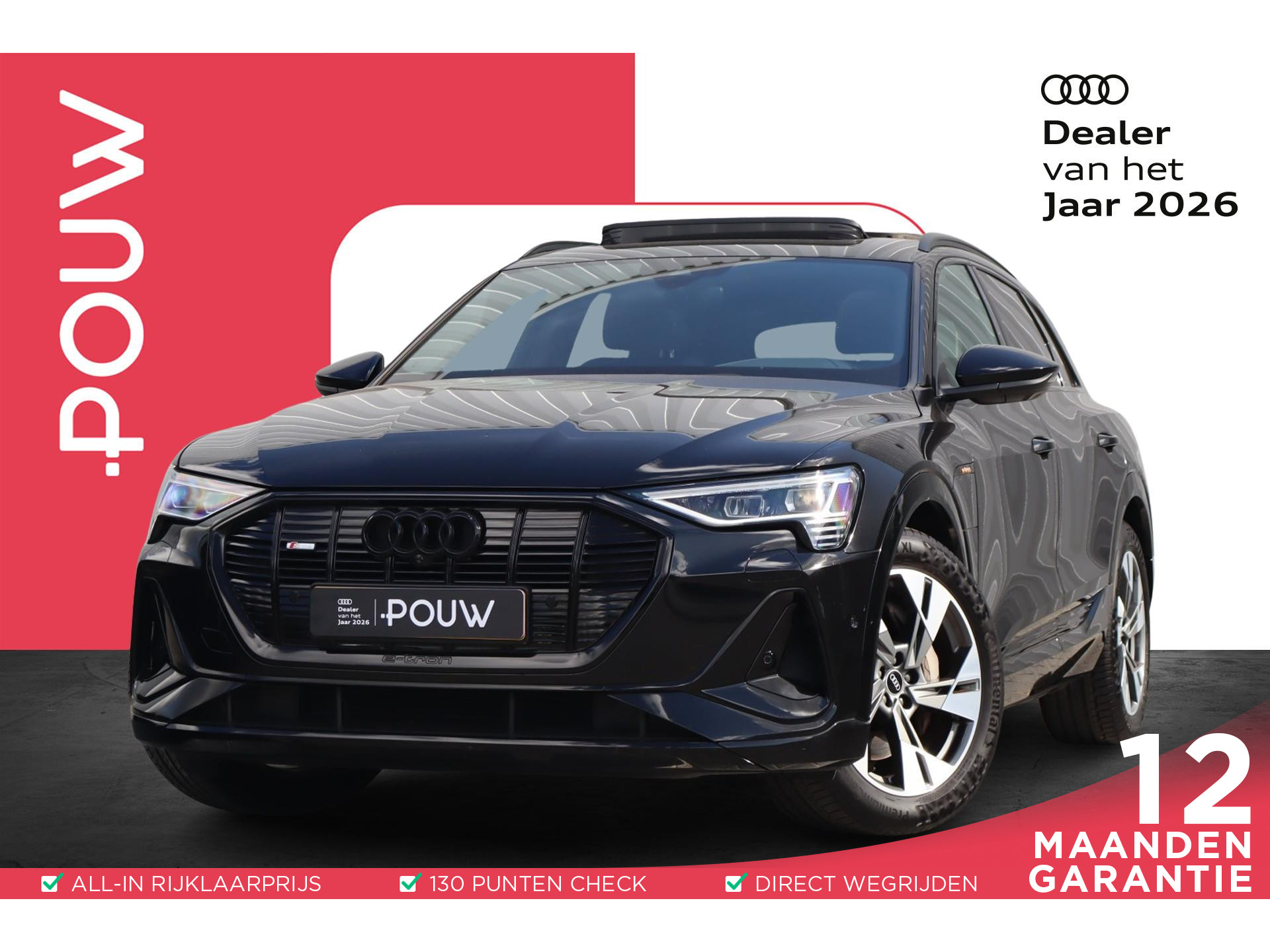 Audi e-tron 50 313pk quattro S edition 71 kWh
