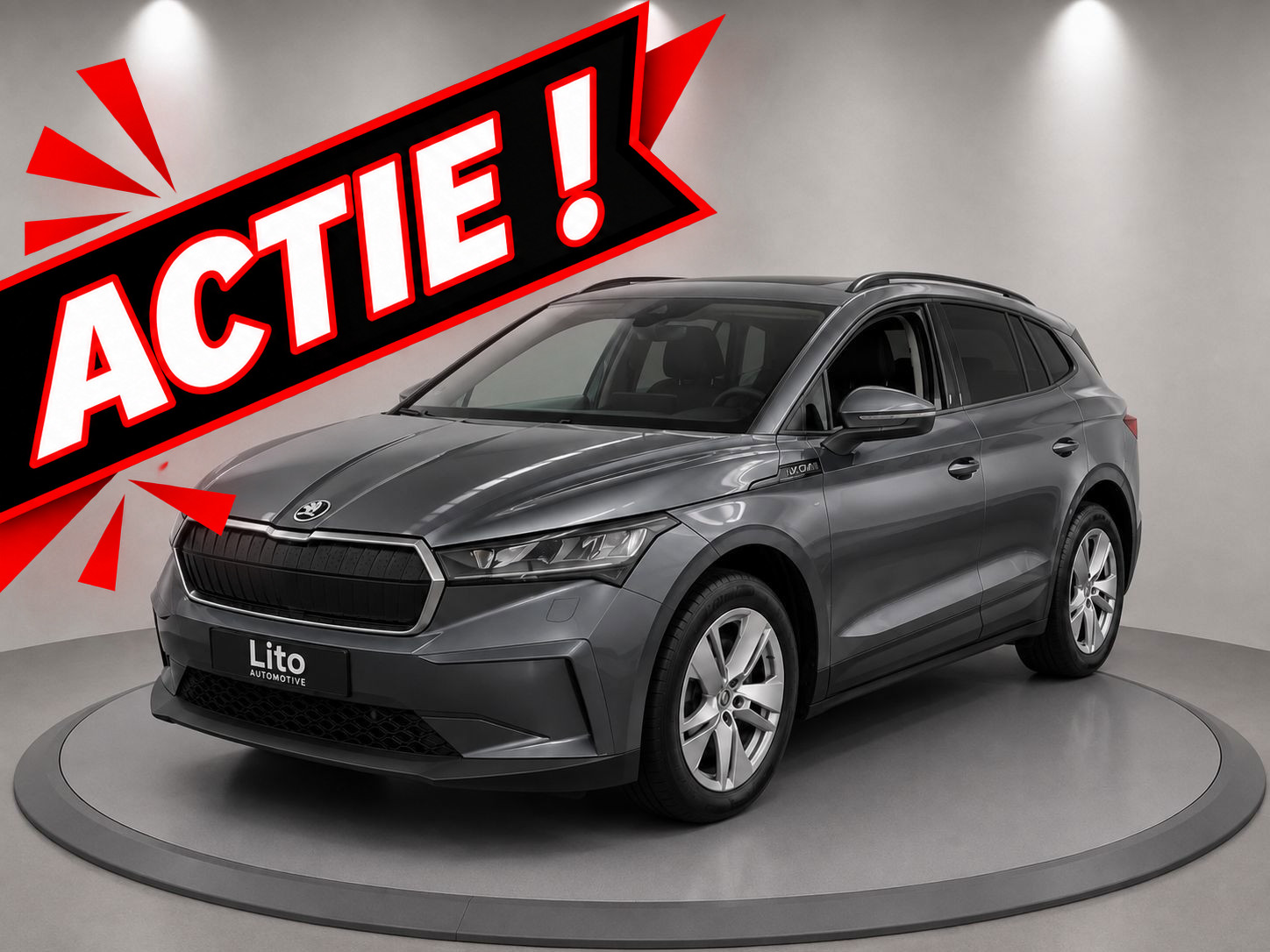 Škoda Enyaq iV 60| 1/2 LEDER | NAVI | AIRCO| ELECTRIC| NL: AUTO| NAP"|