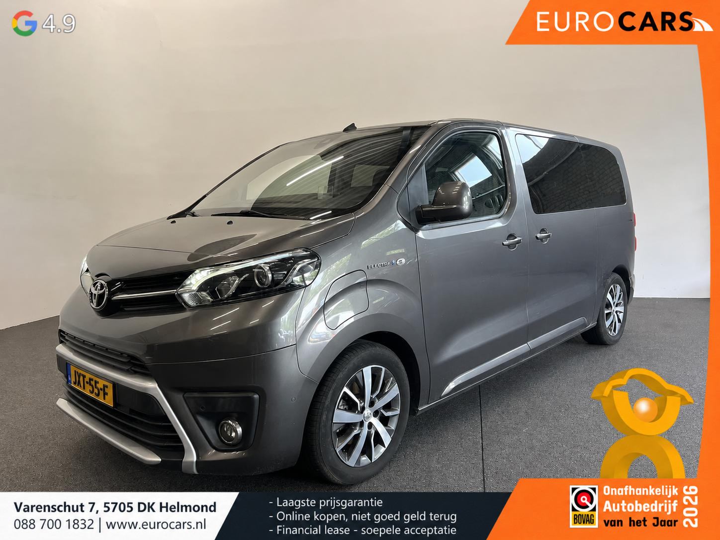 Toyota ProAce Electric Verso L2 Extra Range Luxury 75 kWh 8p Personen bus