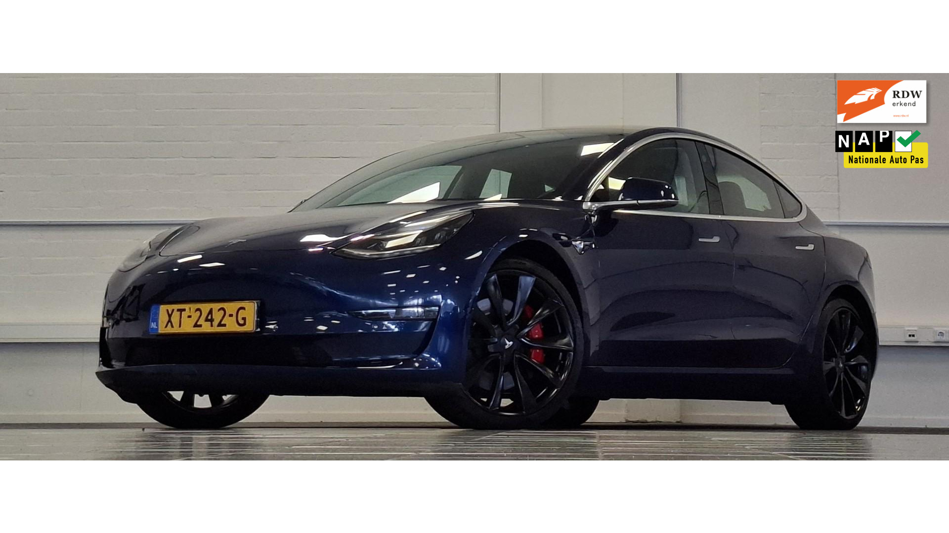 Tesla Model 3 Performance AWD 75 kWh 463PK SOH 83,9% Garantie