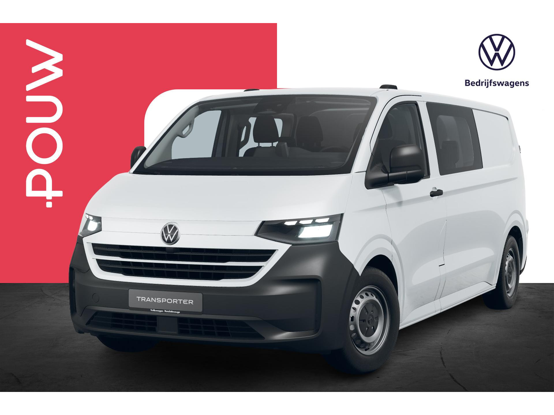 Volkswagen e-Transporter Dubbele Cabine L2H1 136pk 71 kWh accupakket
