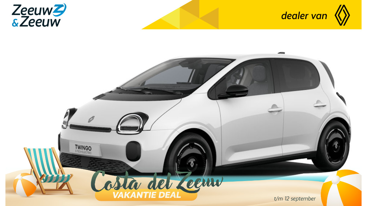 Renault Twingo (Zeeuw & Zeeuw Private Lease Actie v.a. € 372,-) urban range techno