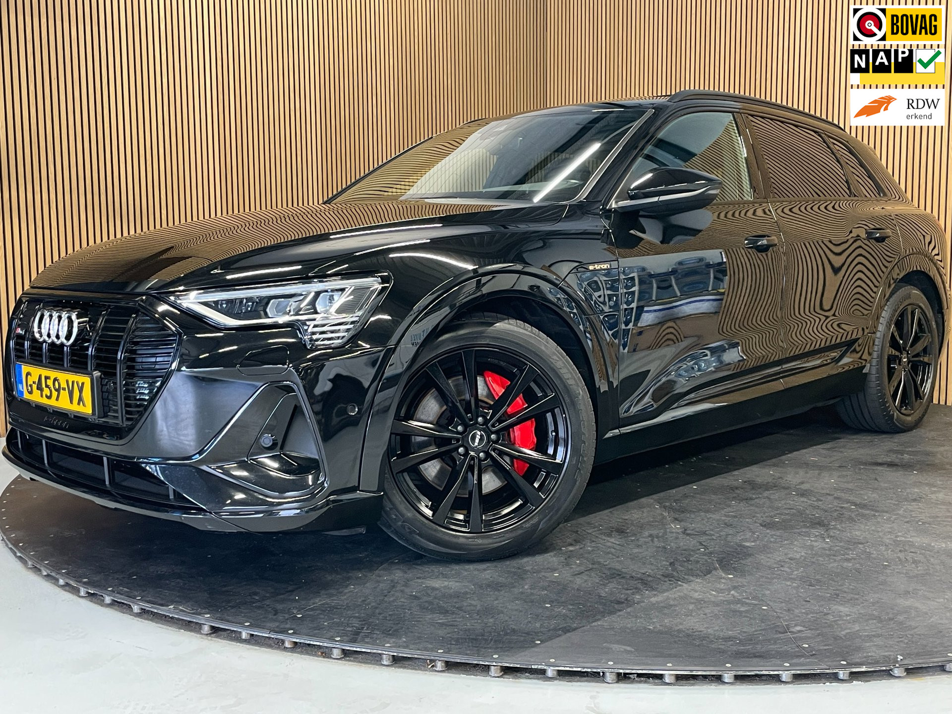 Audi e-tron E-Tron Quattro|BLACK EDITION|91% SOH|S-LINE|PANORAMADAK|1/2 LEDER|ACC|APPLE CARPLAY|STOELVERWARM.|MEMORY|NAP|NL-AUTO|