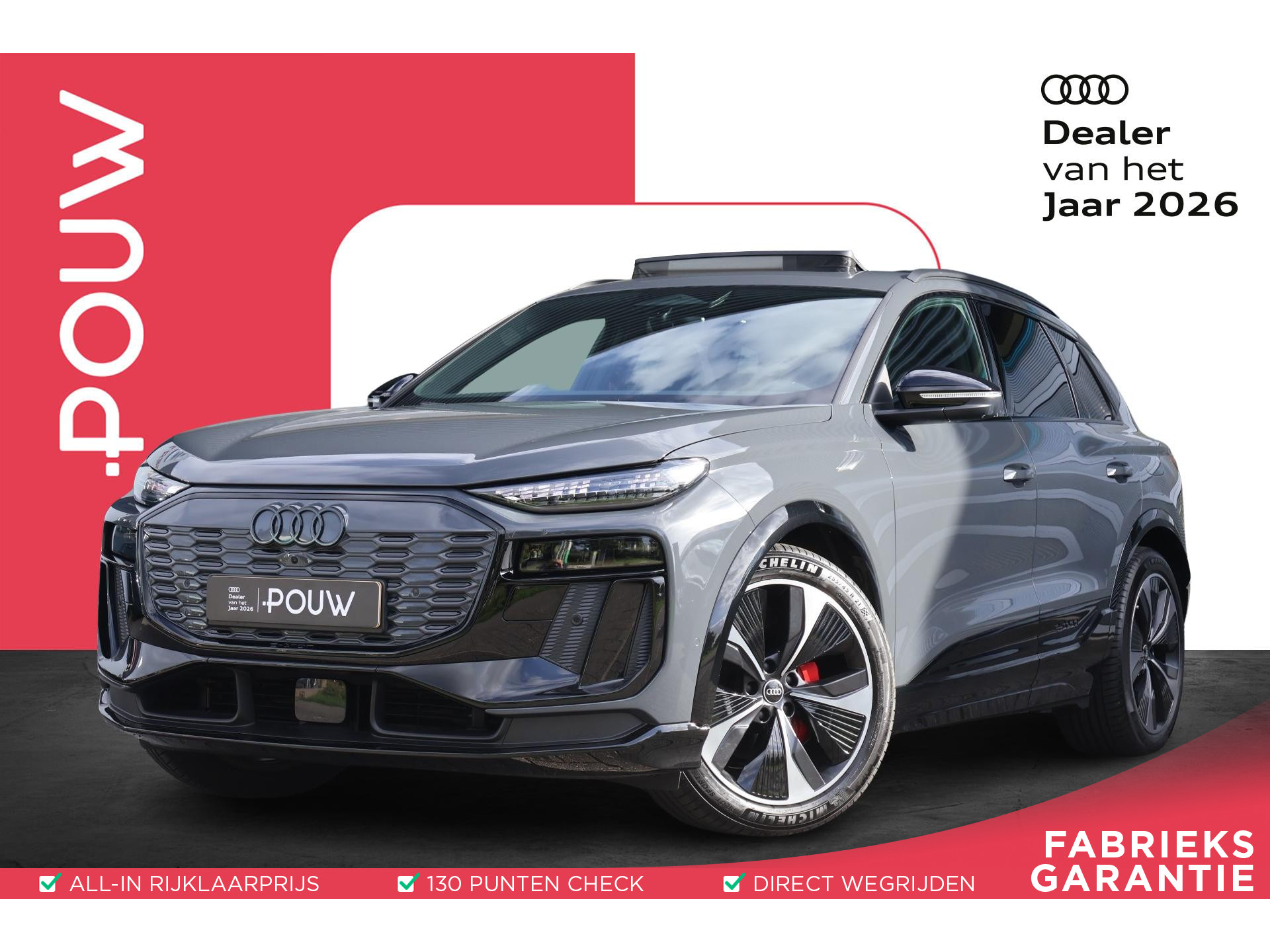 Audi Q6 e-tron 388pk S edition 100 kWh