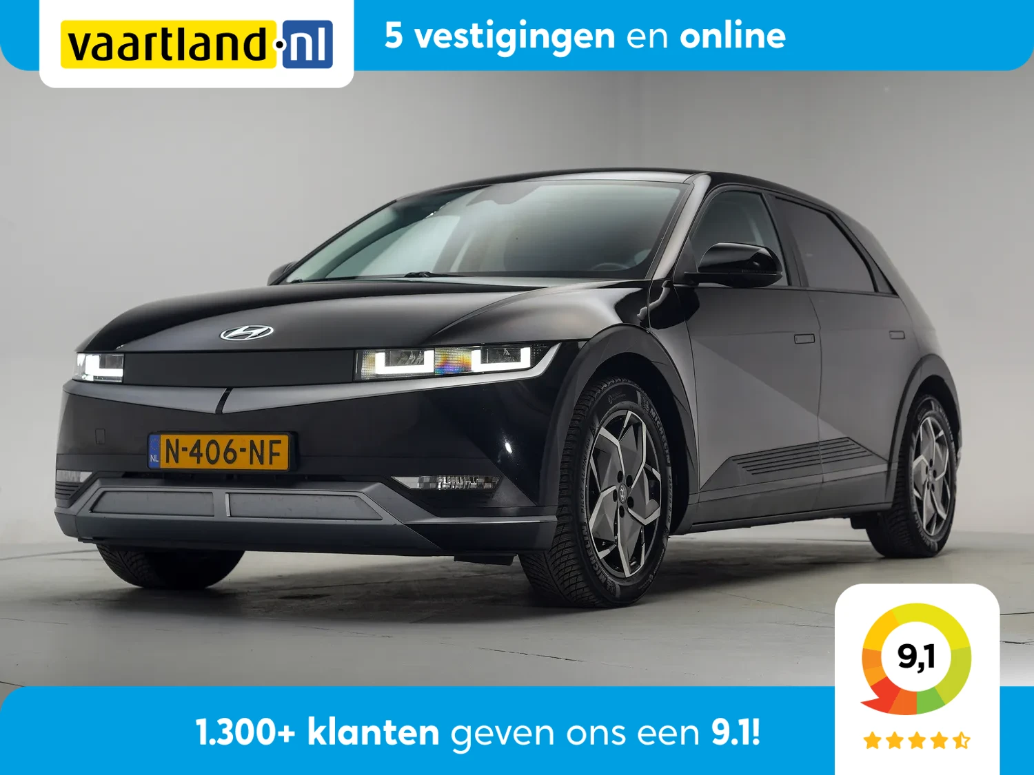 Hyundai IONIQ 5 58 kWh RWD Style 3-Fase [ SoH 95,1% | Apple/Android Navi Camera Clima ]