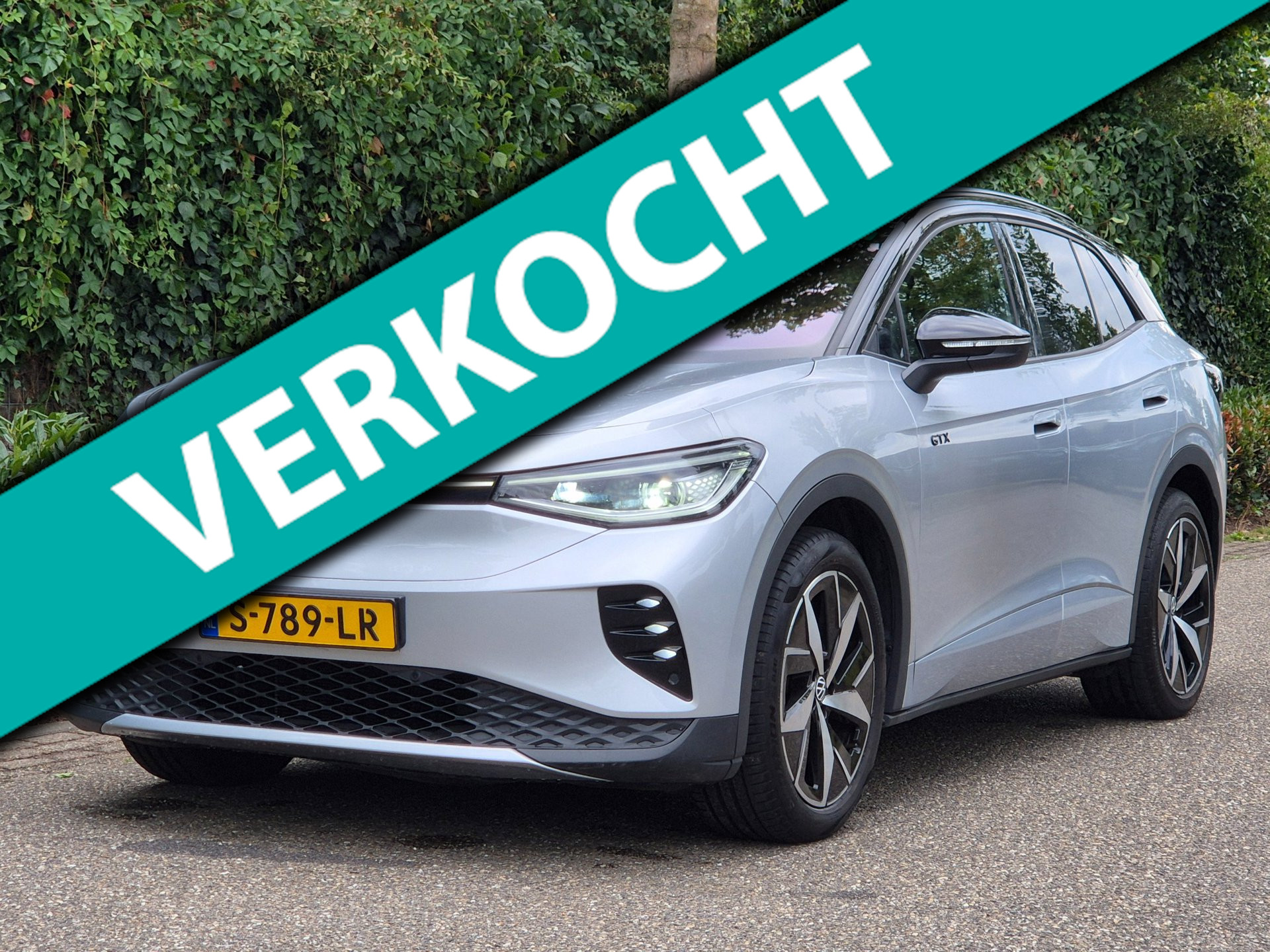 Volkswagen ID.4 GTX 4Motion 77 kWh 1e Eig. 95,4% SoH Sport NAP NL CarPlay LED Trekhaak BTW Auto Stuurverwarming Adaptieve Cruise