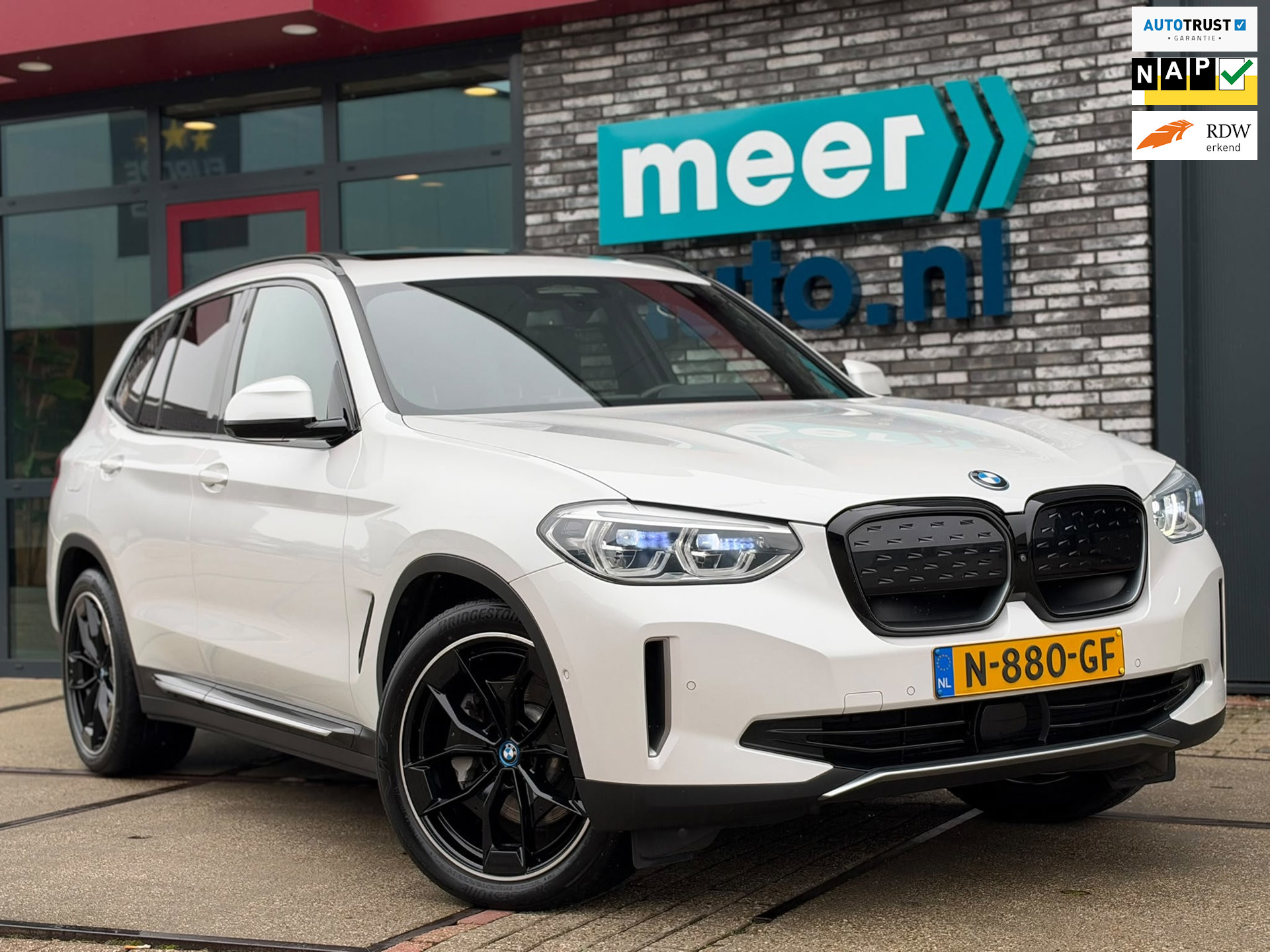 BMW iX3 High Executive 80 kWh l SOH 94% l PANO l H/K l HUD l 360 l KEYLESS l ACC l DODE HOEK l EL-STOEL l ORG.NL l DEALER OH
