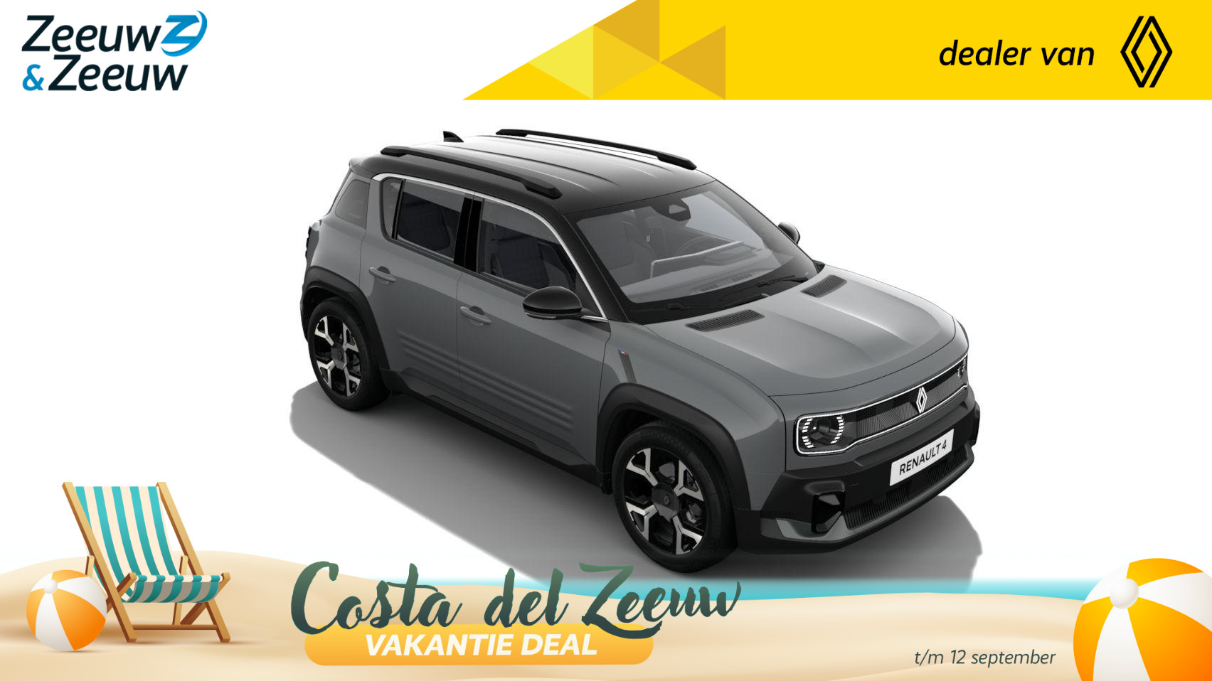 Renault 4 comfort range techno 52 kWh