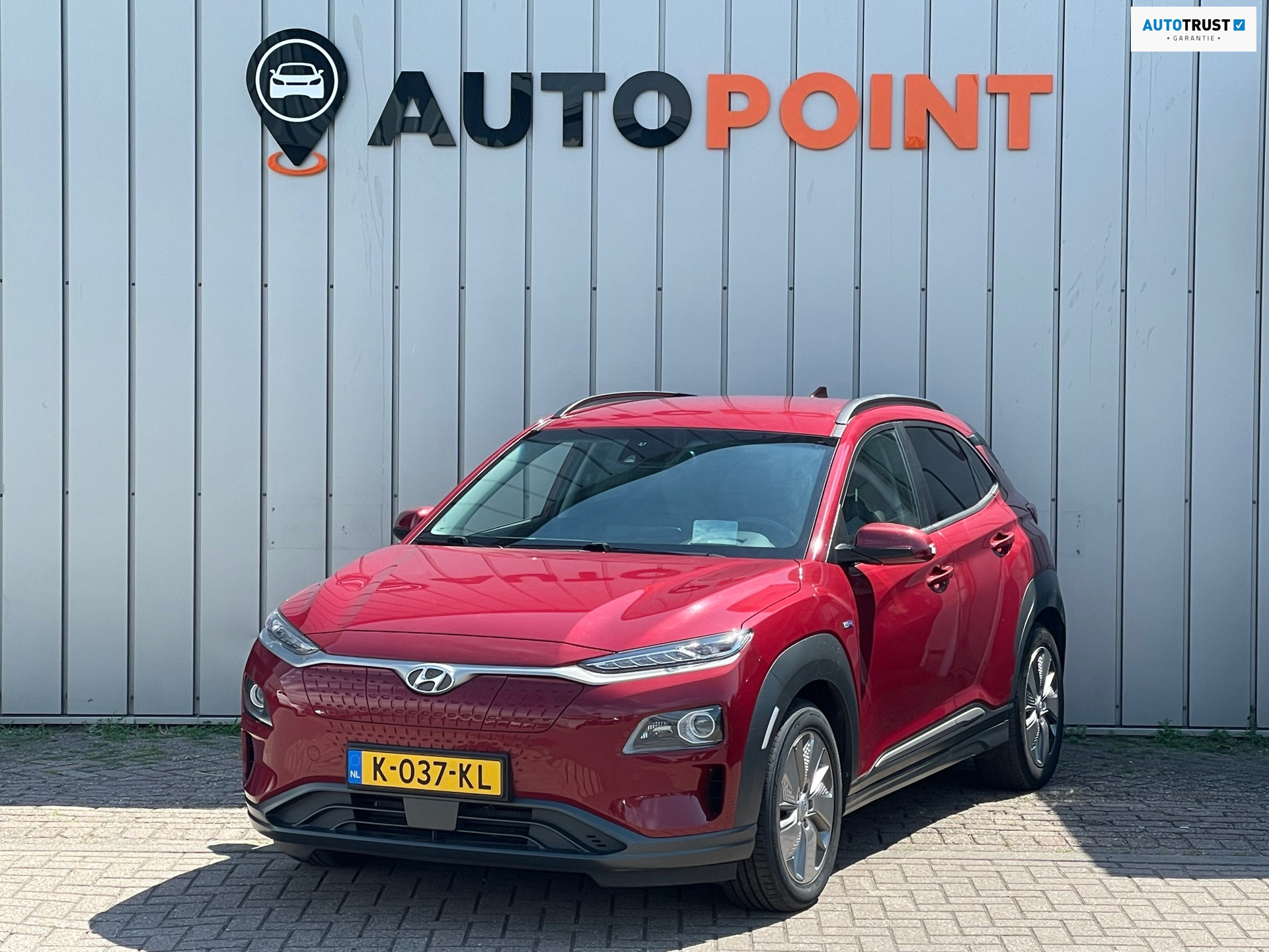 Hyundai Kona EV Premium 64 kWh WARMTEPOMP SOH96% ORG NL|CAMERA|MEMORYSEAT|BLINDSPOT|STOEL+STUURVRM|LEER|LANE.ASSIST|ADAPT.CRUISE|