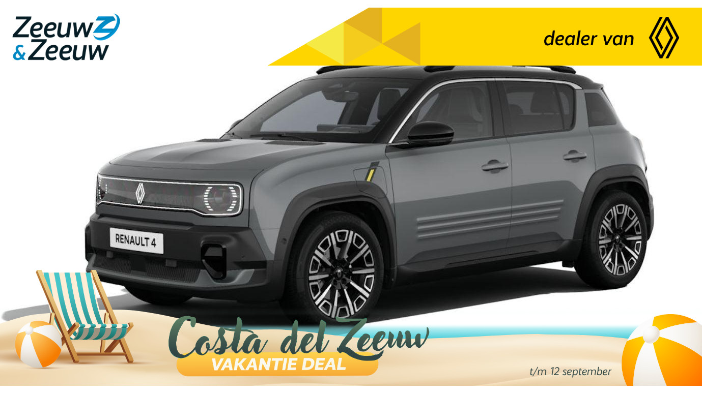 Renault 4 (Zeeuw & Zeeuw Private Lease Actie v.a. € 555,-) Iconic Comfort Range