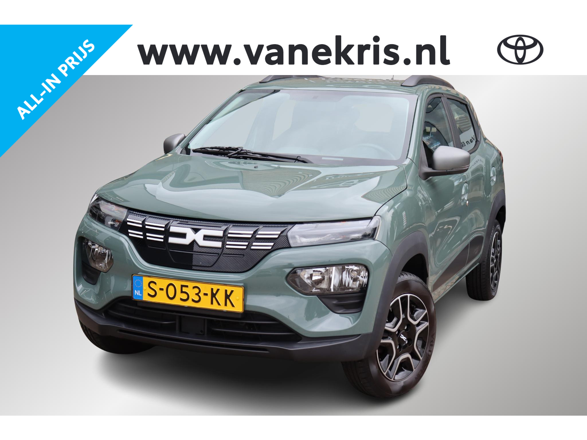 Dacia Spring Expression 27 kWh, Leder, Rijklaarprijs,