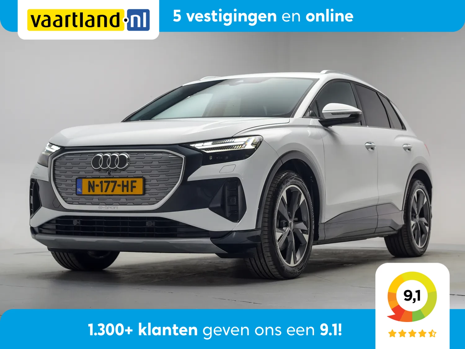 Audi Q4 e-tron 35 Launch edition Advanced 55 kWh [ LED Apple/Android Sportstoelen Stoelverwarming ]