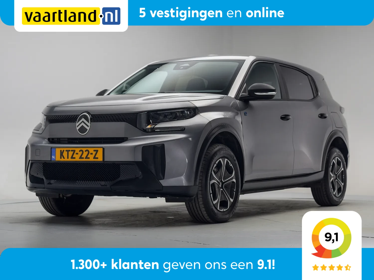Citroën ë-C3 Aircross You 113pk 44 kWh 3-Fase SOH 95,2% [ Cruise LED Airco ]