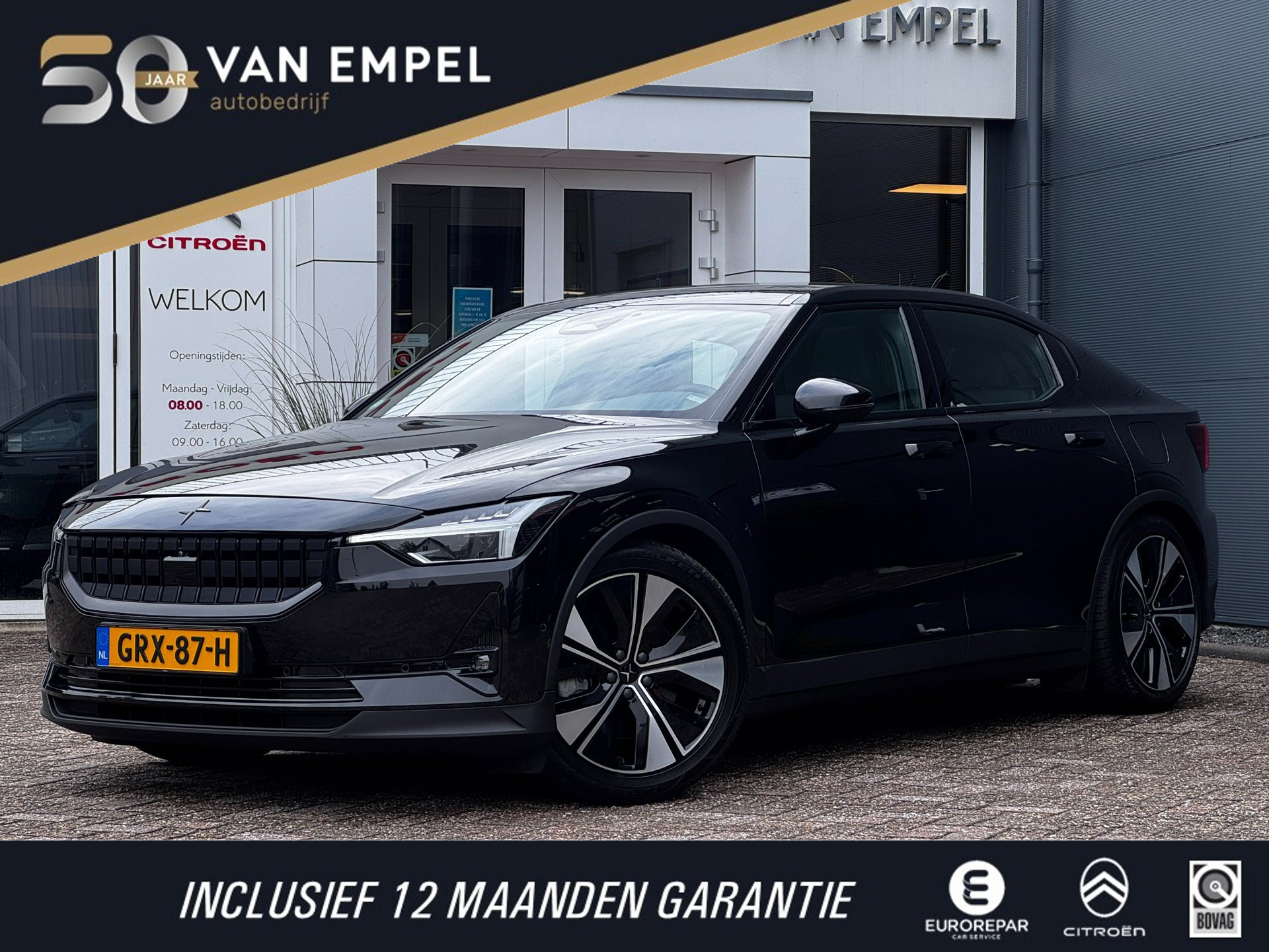 Polestar 2 Long Range Dual Motor 82 kWh | 95 % SOH | Pano | Trekhaak | 360 Camera | Winter Pack | Memory