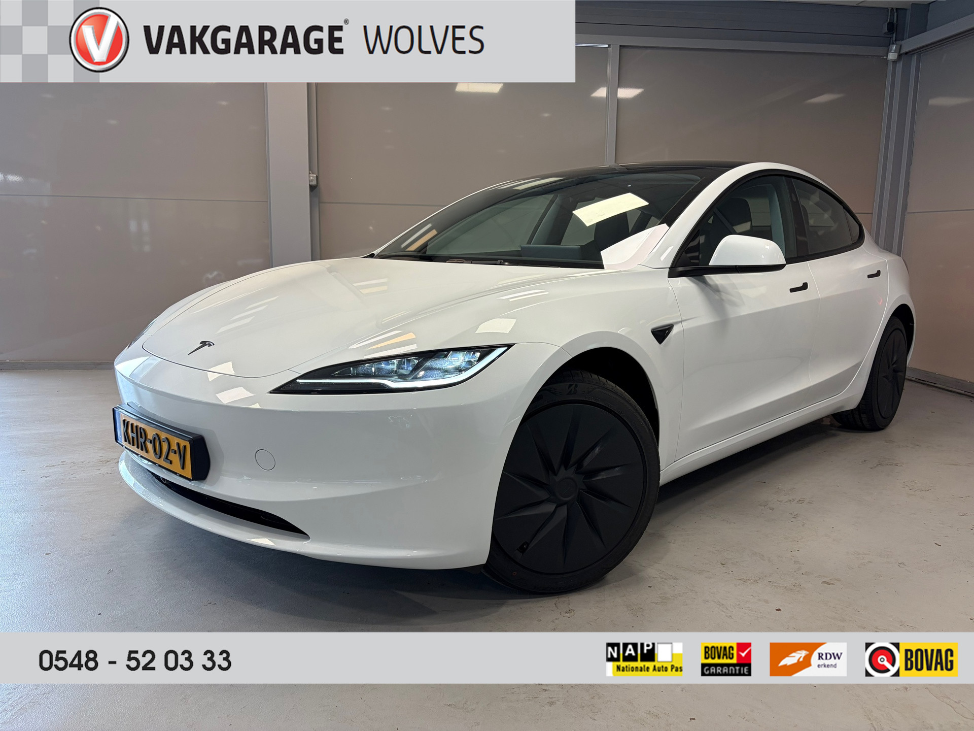 Tesla Model 3 RWD 60 kWh | WARMTEPOMP | NAVI | STOELVERWARMING | CAMERA 360 |