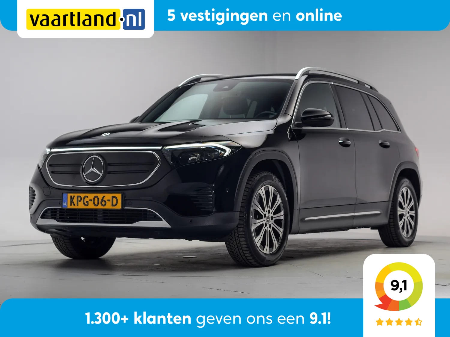 Mercedes-Benz EQB 300 4MATIC Luxury Line 67 kWh [ Sfeerverlichting Camera Stoelverwarming ]