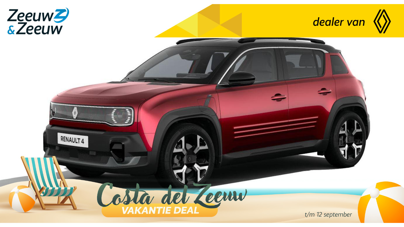 Renault 4 (Zeeuw & Zeeuw Private Lease Actie v.a. € 549,-) Techno comfort range