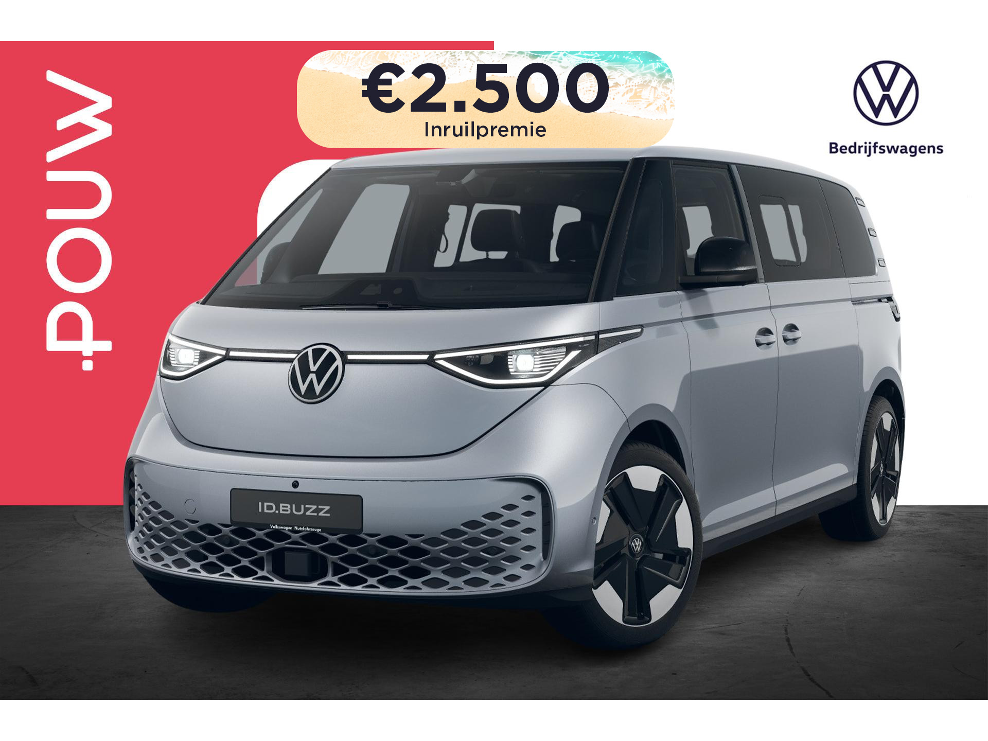 Volkswagen ID. Buzz Pro Bulli 286pk 86 kWh LWB 7p.