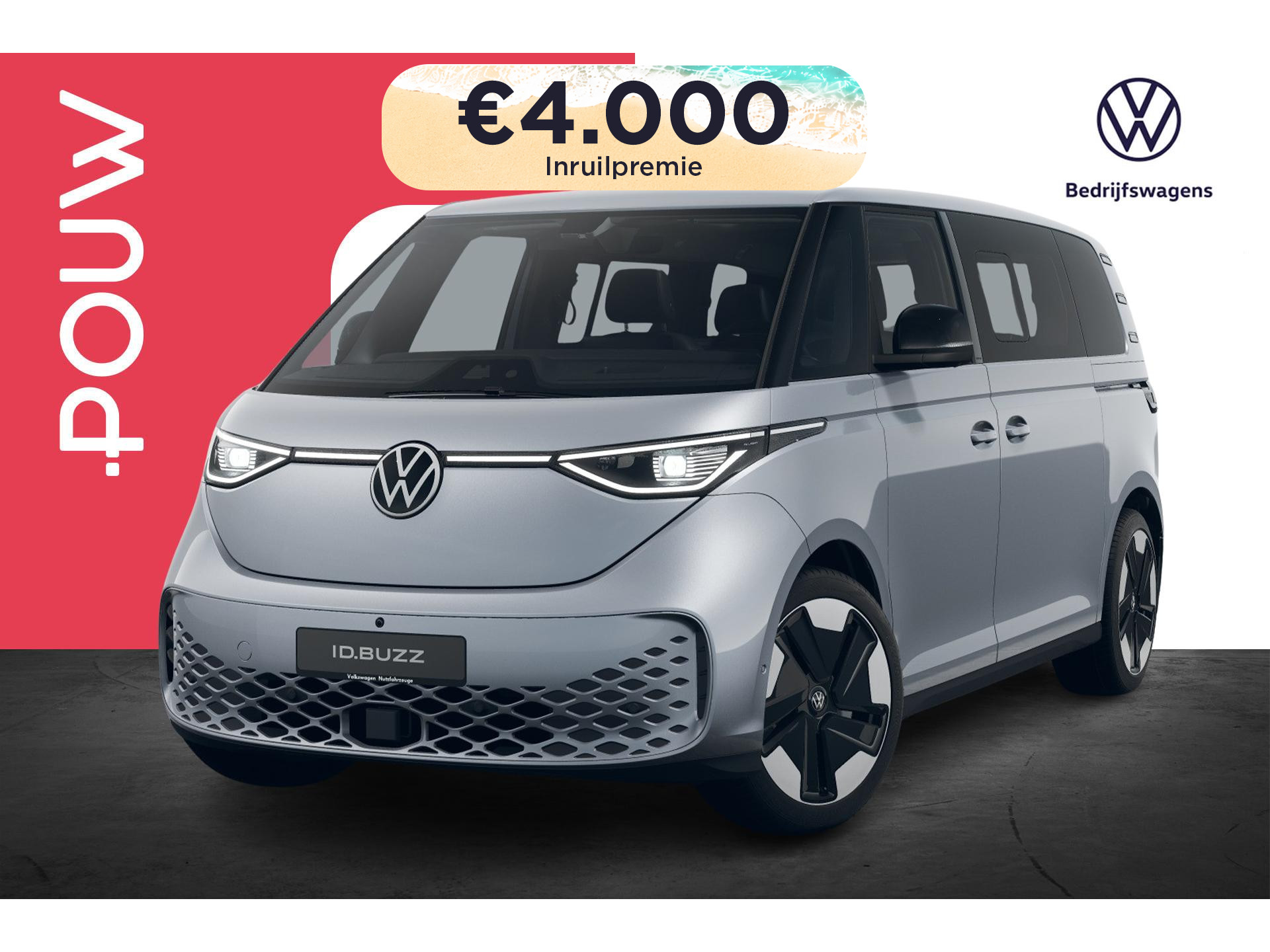 Volkswagen ID. Buzz Pro Bulli 286pk 86 kWh LWB 7p.