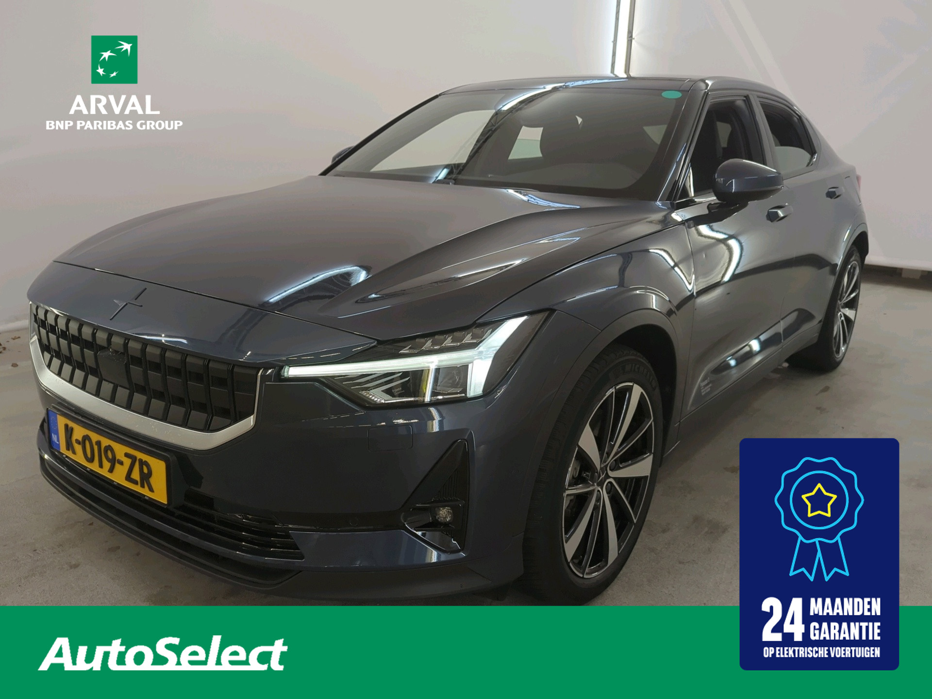 Polestar 2 78kWh 408pk Long Range Dual Motor Launch Edition | SOH 95% | Panoramadak | Stoelverwarming | CarPlay | 19"