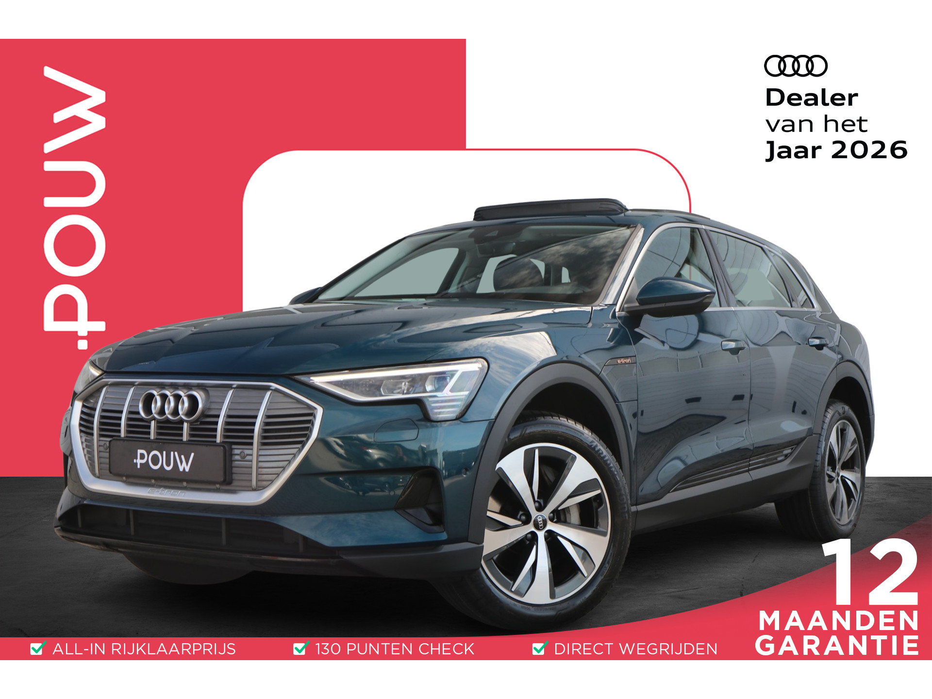 Audi e-tron 55 408pk quattro edition 95 kWh