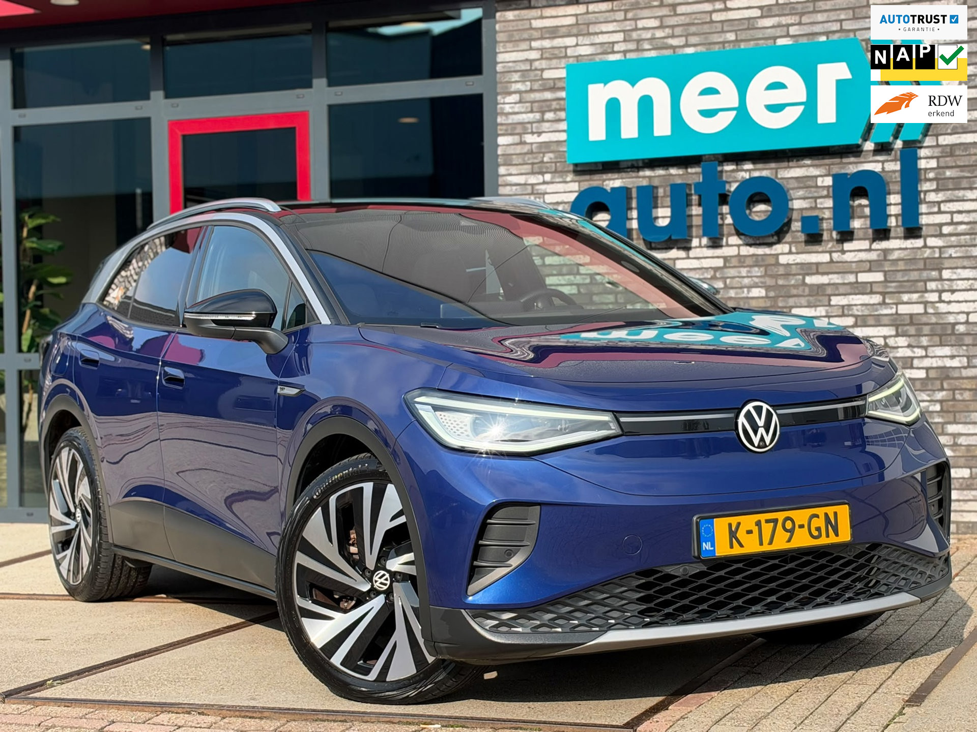 Volkswagen ID.4 Max 77kWh SOH 98% WARMTEPOMP l PANO l HUD l 360 l MATRIX l TREKHAAK l SFEER l ACC l CARPLAY l ORG.NL l
