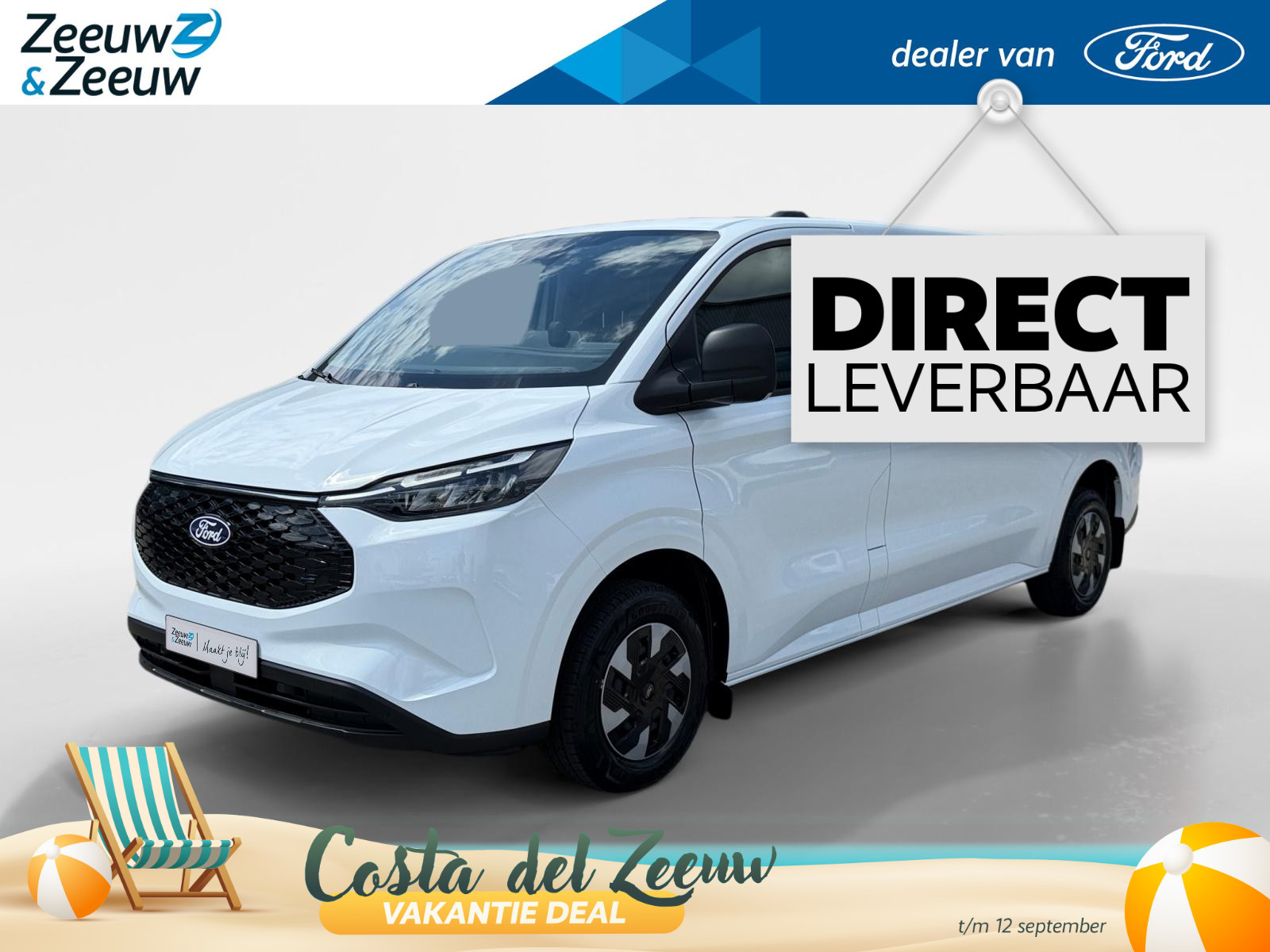 Ford E-Transit Custom 340 L2H1 Trend 71 kWh