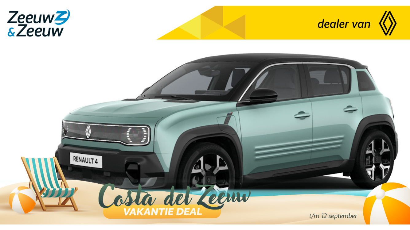 Renault 4 comfort range techno canvas dak 52 kWh