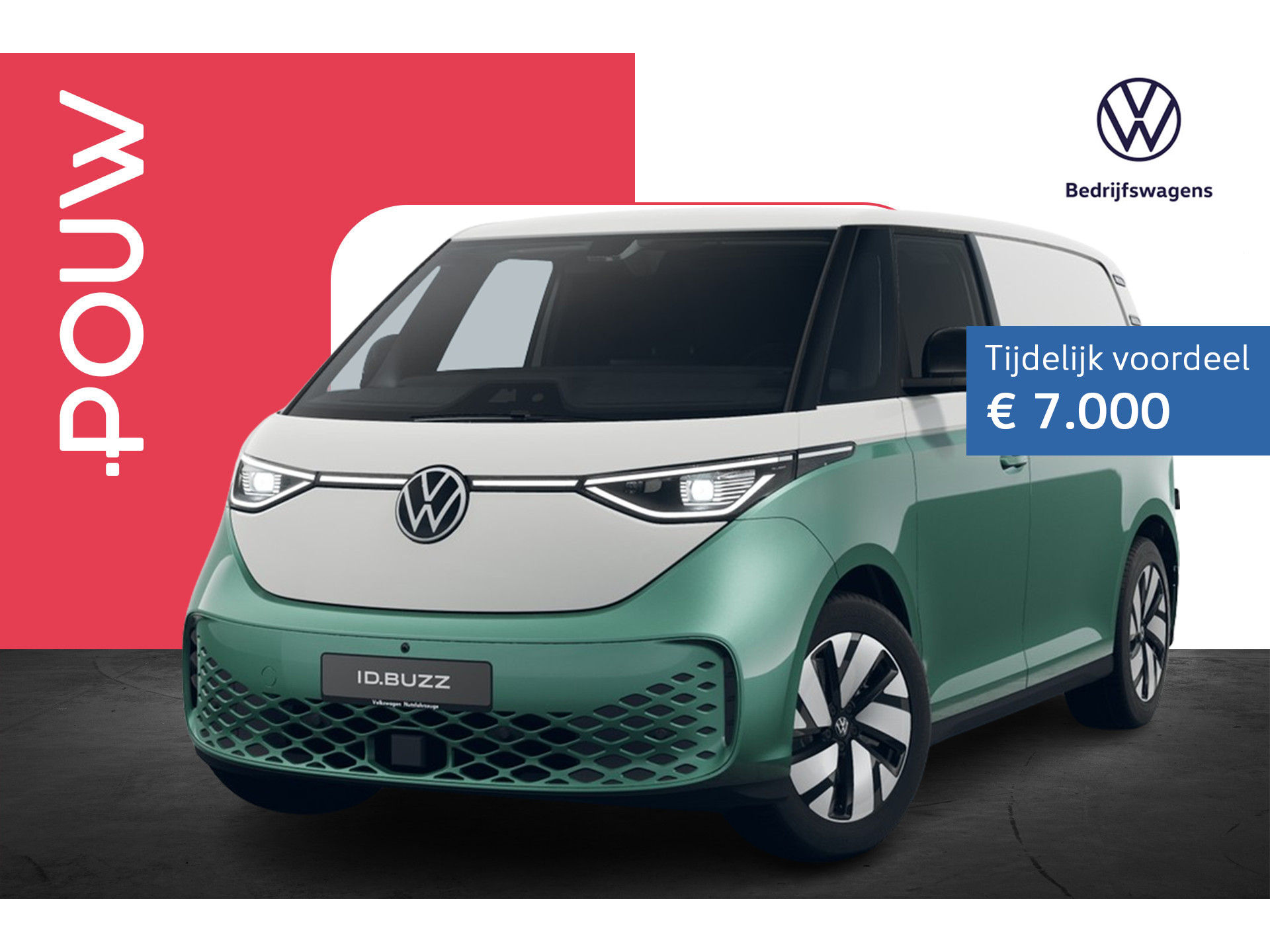 Volkswagen ID. Buzz Cargo 286pk Bulli Limited Edition 79 kWh