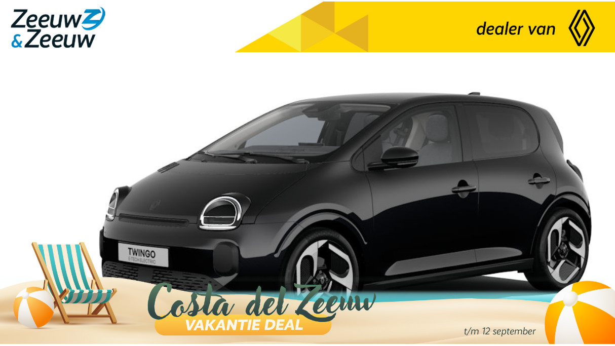 Renault Twingo (Zeeuw & Zeeuw Private Lease Actie v.a. € 386,-) urban range techno