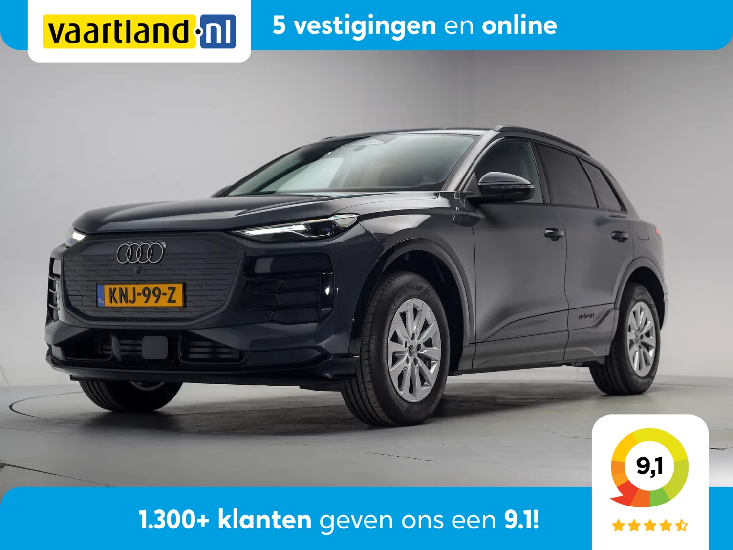 Audi Q6 e-tron Edition 387pk quattro 100 kWh [ LED Virtual Navi Stoelverwarming ]