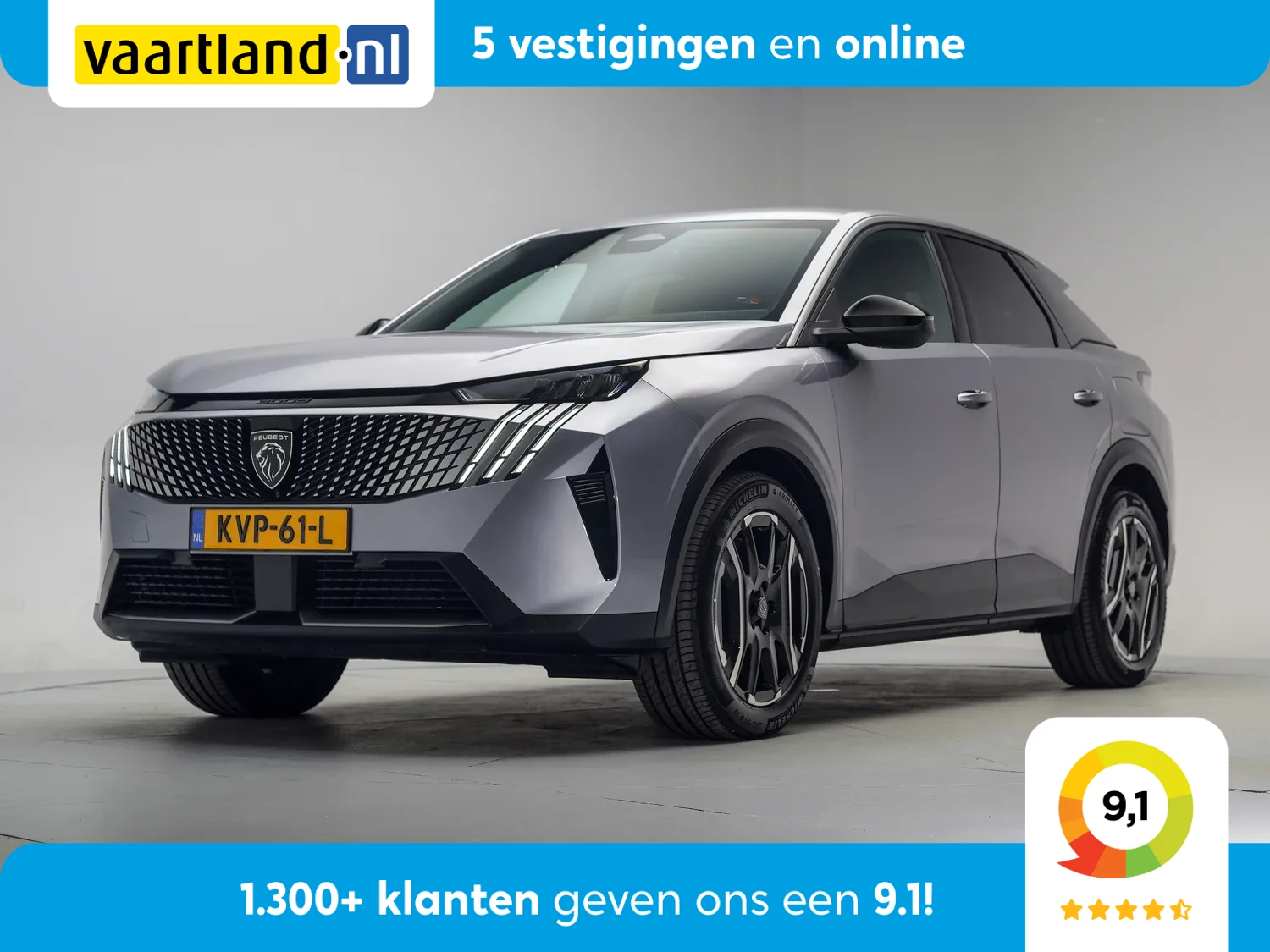 Peugeot e-3008 Allure 73 kWh 3-Fase [ SOH 97% ] [ Navi Keyless Full Led Carplay ]