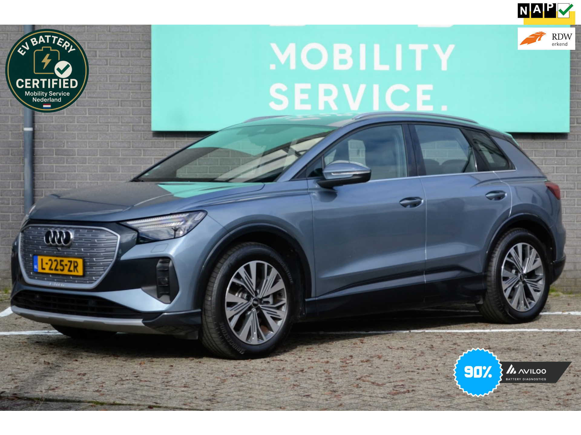 Audi Q4 e-tron 40 Launch edition Advanced 77 kWh SOH90% Warmtepomp Clima Cruise Matrix
