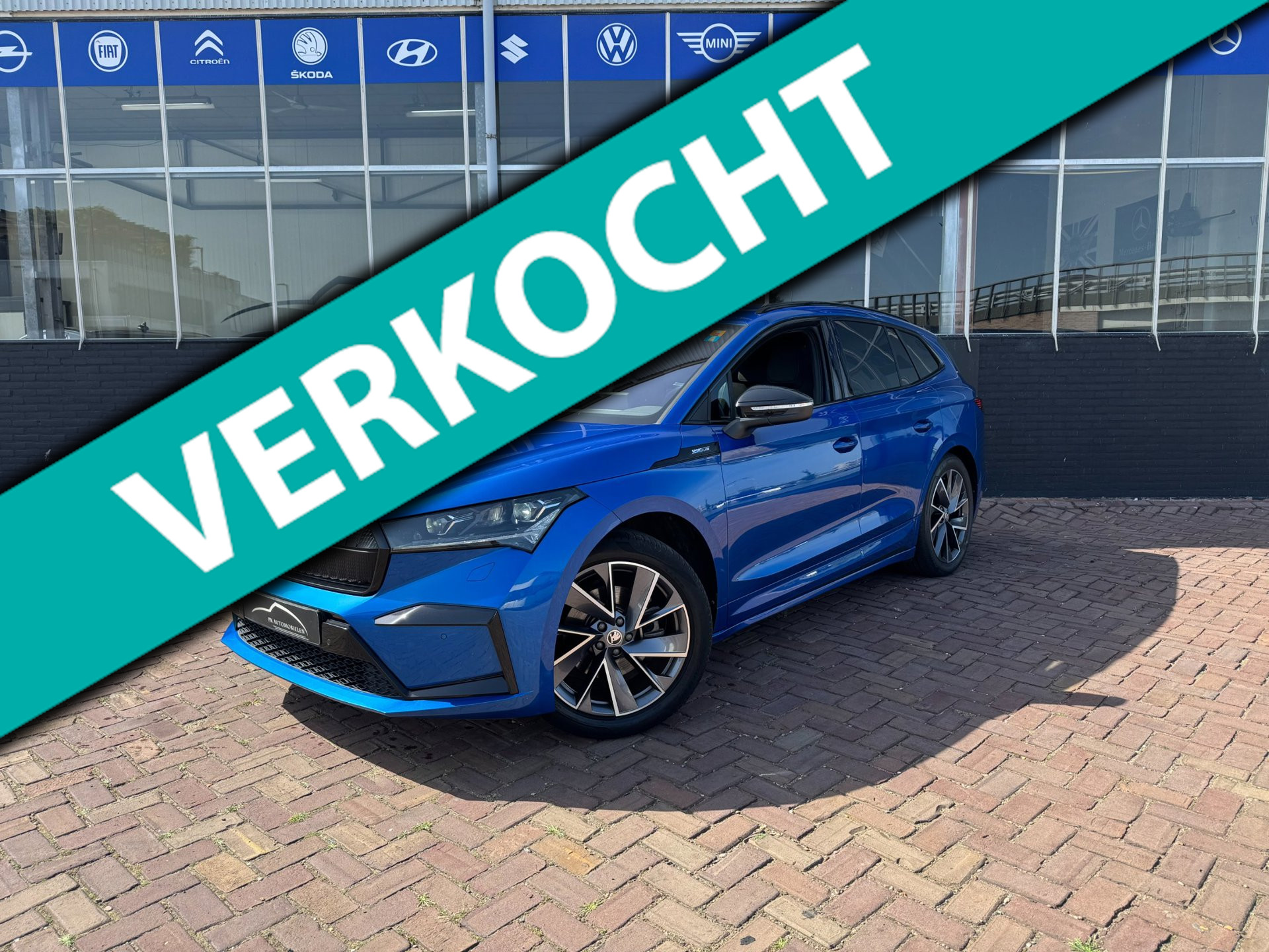 Škoda Enyaq iV 60 Sportline **CAMERA + THAAK + LEER/ALCANTARA**