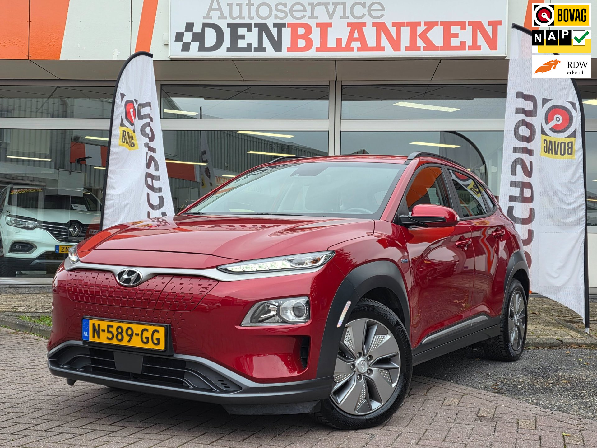 Hyundai Kona EV Comfort Smart 39 kWh BJ.11-2021 / Navi / Clima / SOH 100% / Camera / Krell / Keyless / 17'Lmv !!