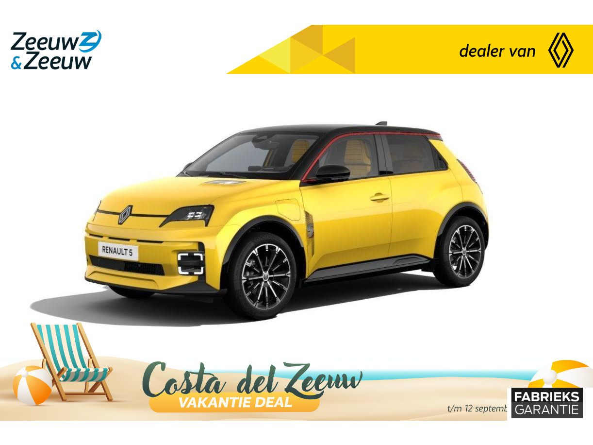 Renault 5 (Z&Z Renault Private Lease actie vanaf € 486,-) urban range iconic cinq 40 kWh