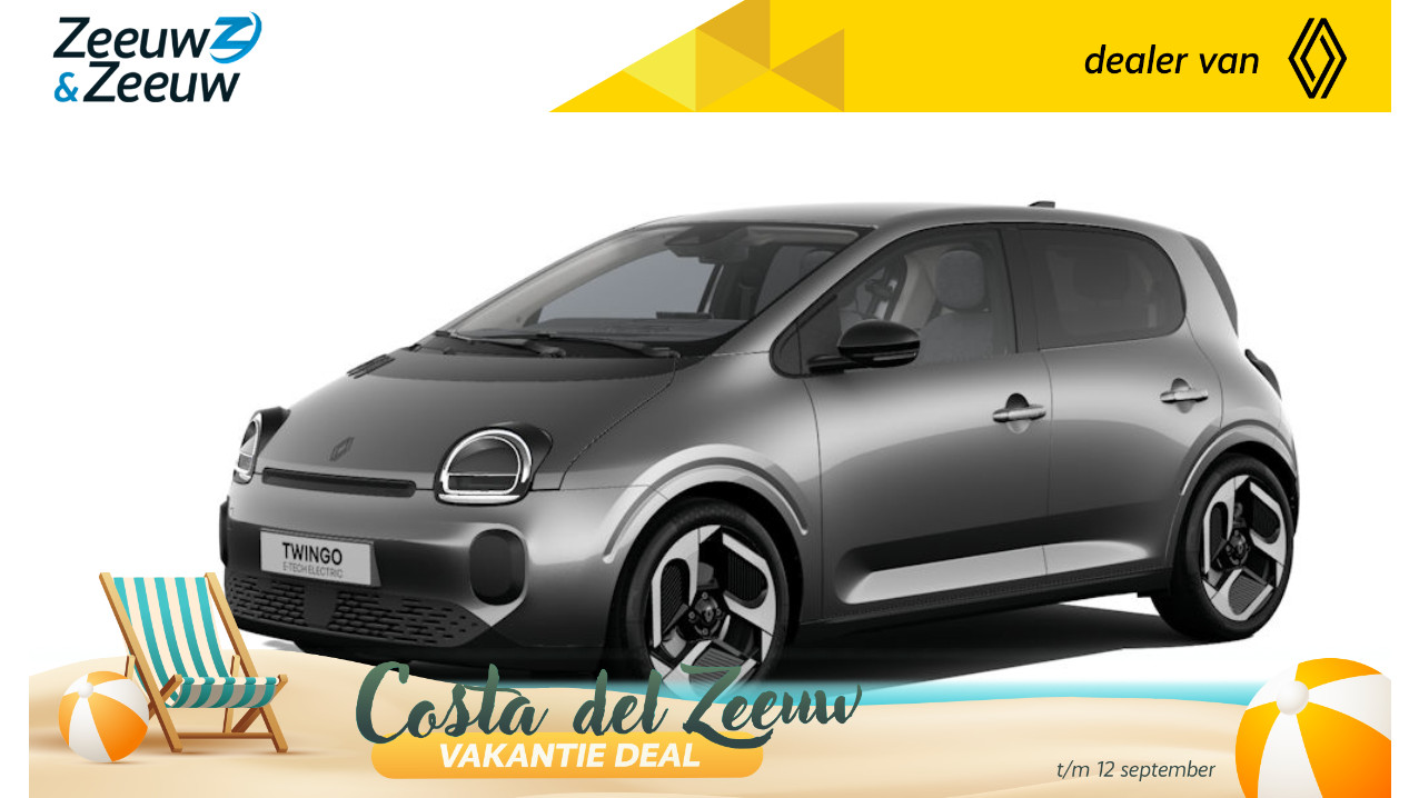 Renault Twingo (Zeeuw & Zeeuw Relax Plan v.a. €190,- per maand) urban range techno