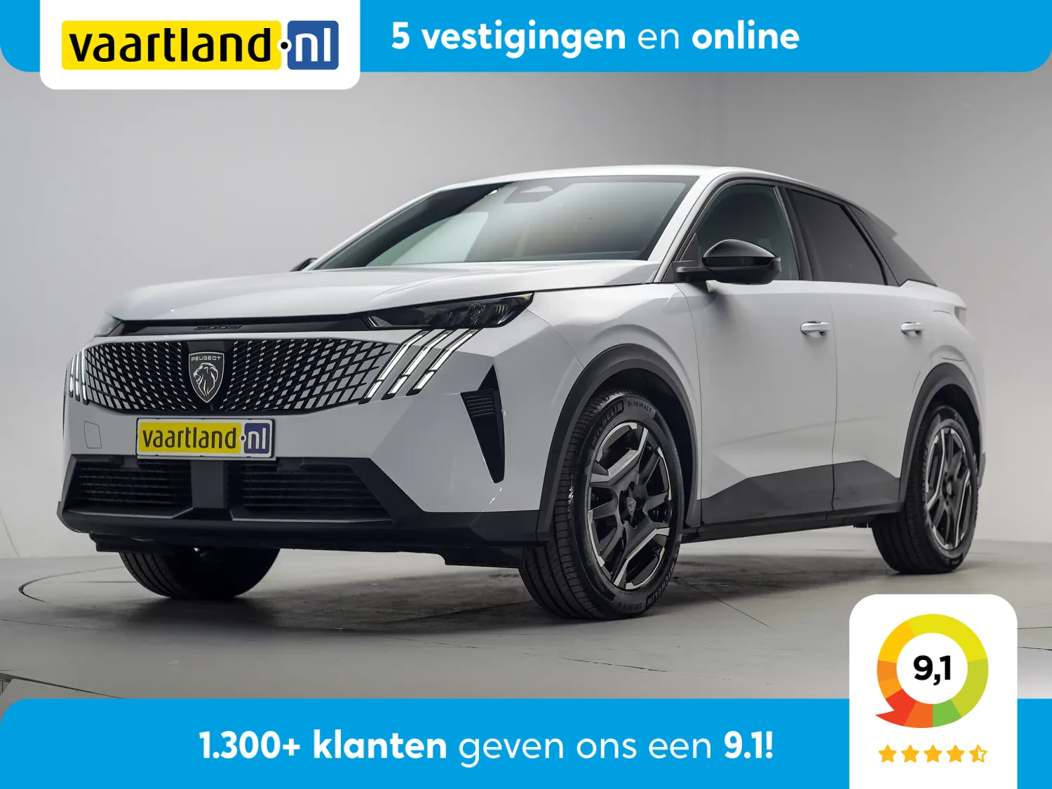 Peugeot e-3008 Allure 73 kWh 3-Fase [ Navi Keyless Apple / Android Full Led Carplay ]