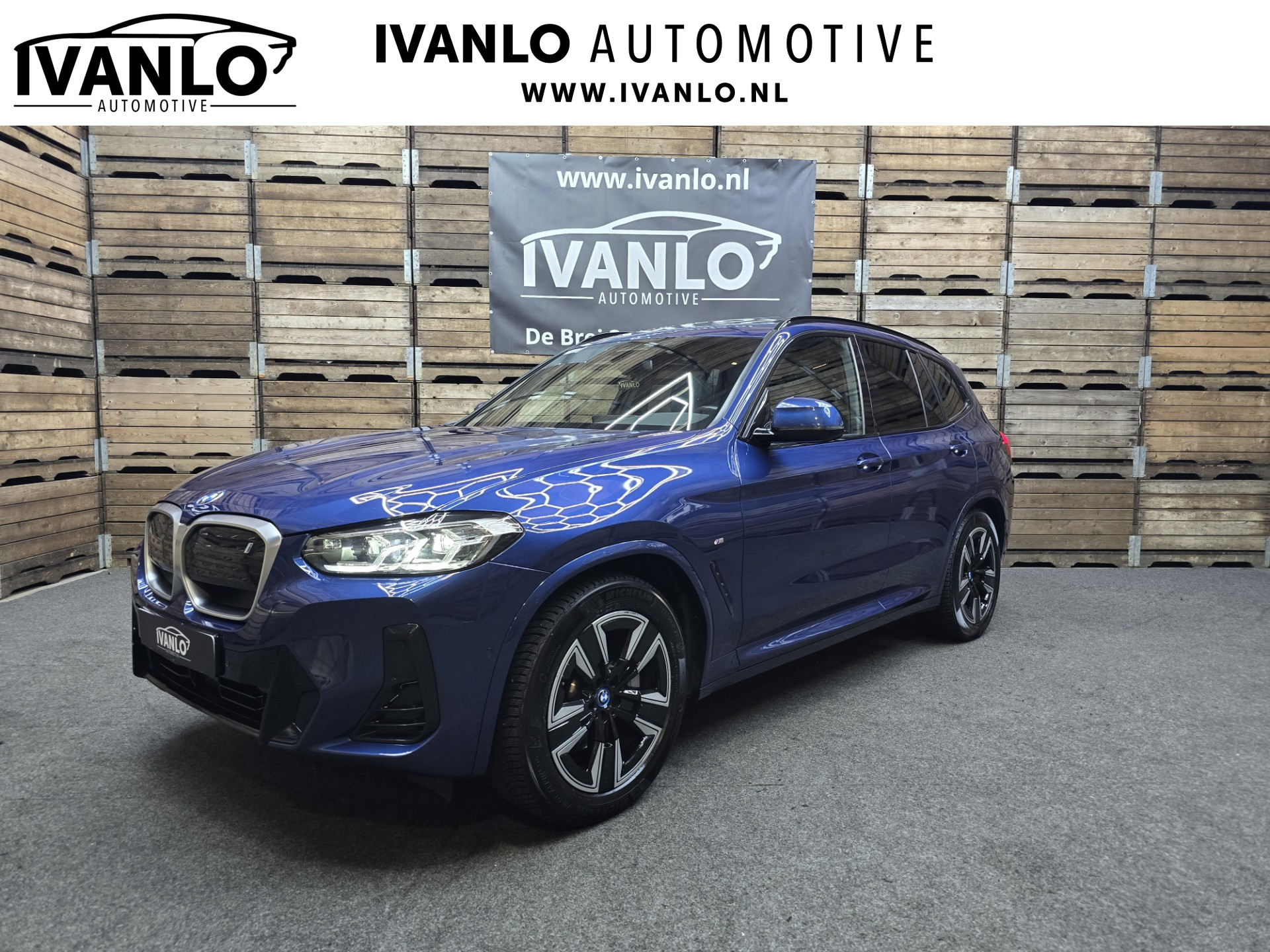 BMW iX3 High Executive 80 kWh Pano LED navi Trekhaak 19"LM 96% SOH