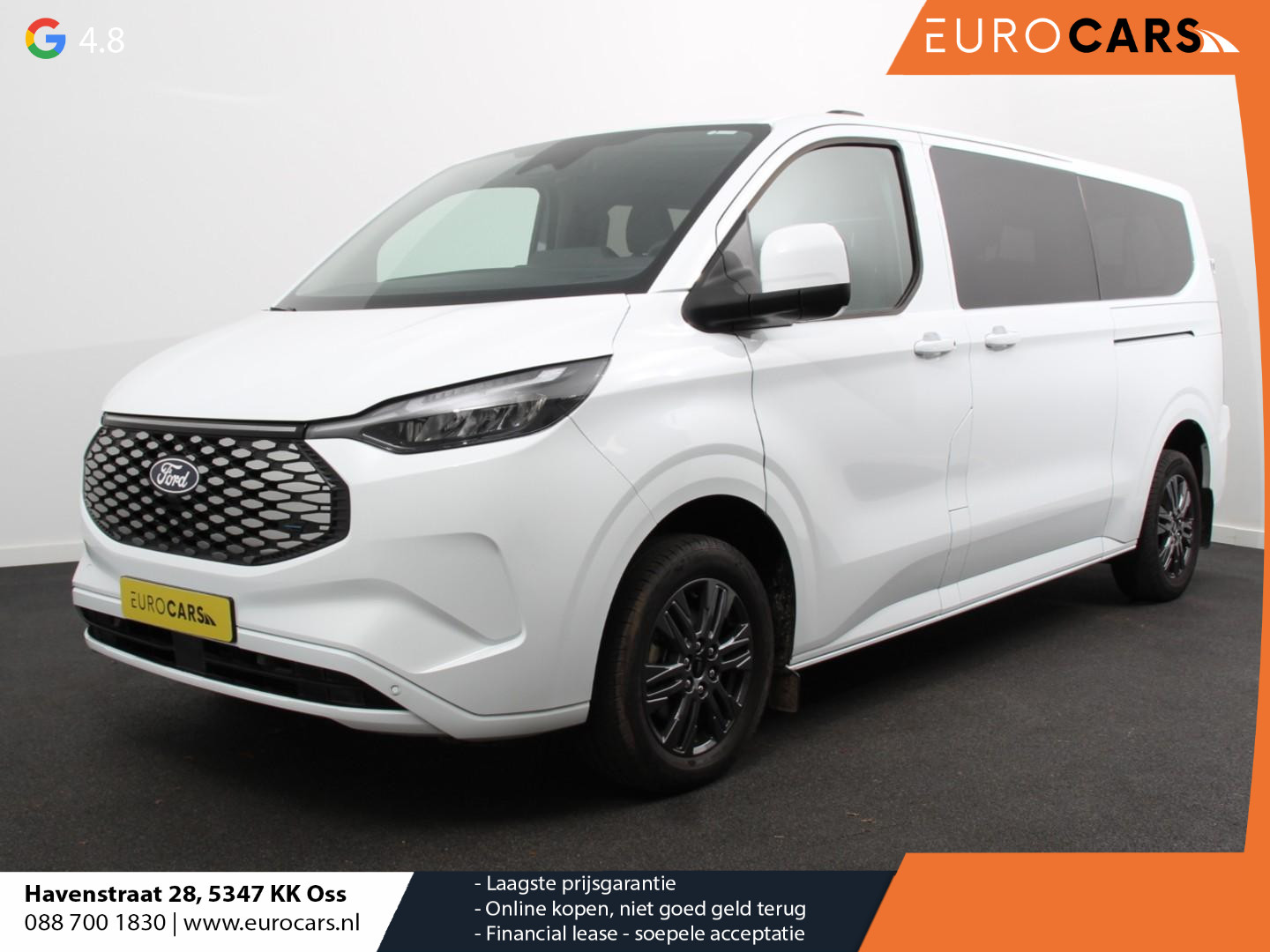 Ford E-Transit Custom 340 L2H1 Limited 65 kWh 8 persoons Automaat