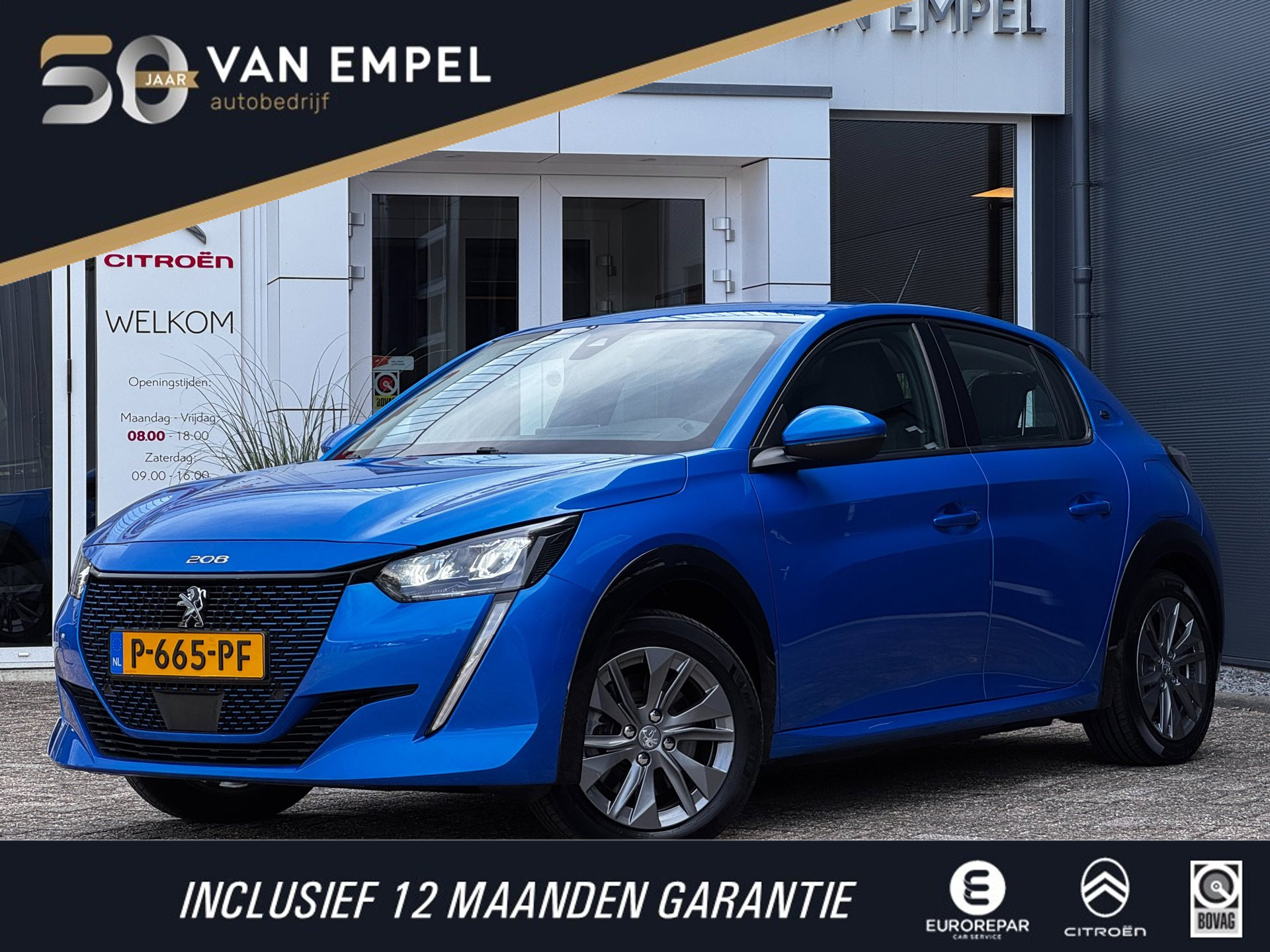 Peugeot e-208 EV Allure 50 kWh | 91% SOH | Trekhaak | Adaptive Cruise | Parkeersensoren | Navi By App |